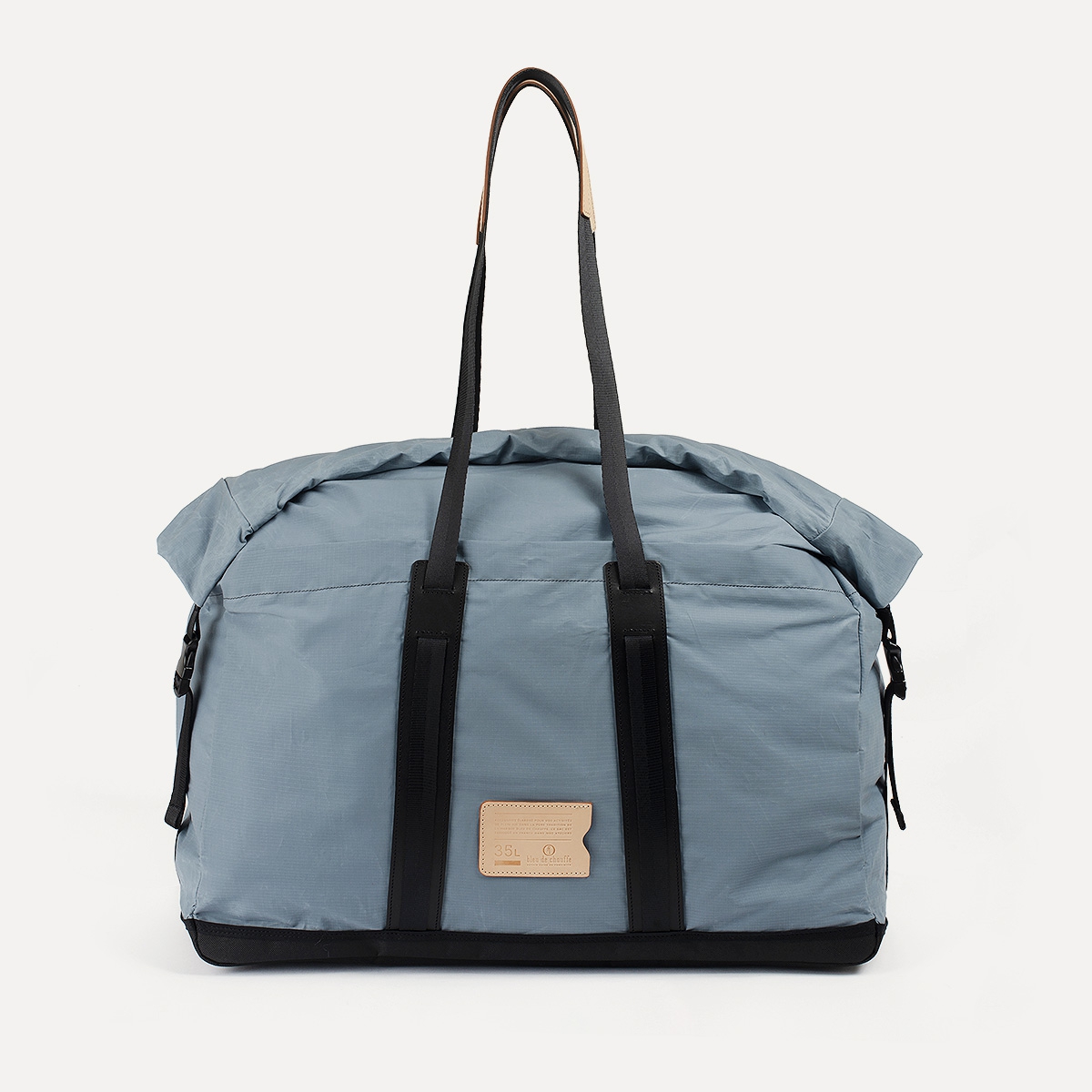 blue overnight bag