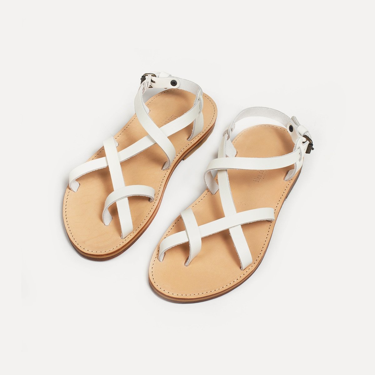 Nara leather sandals - White (image n°3)