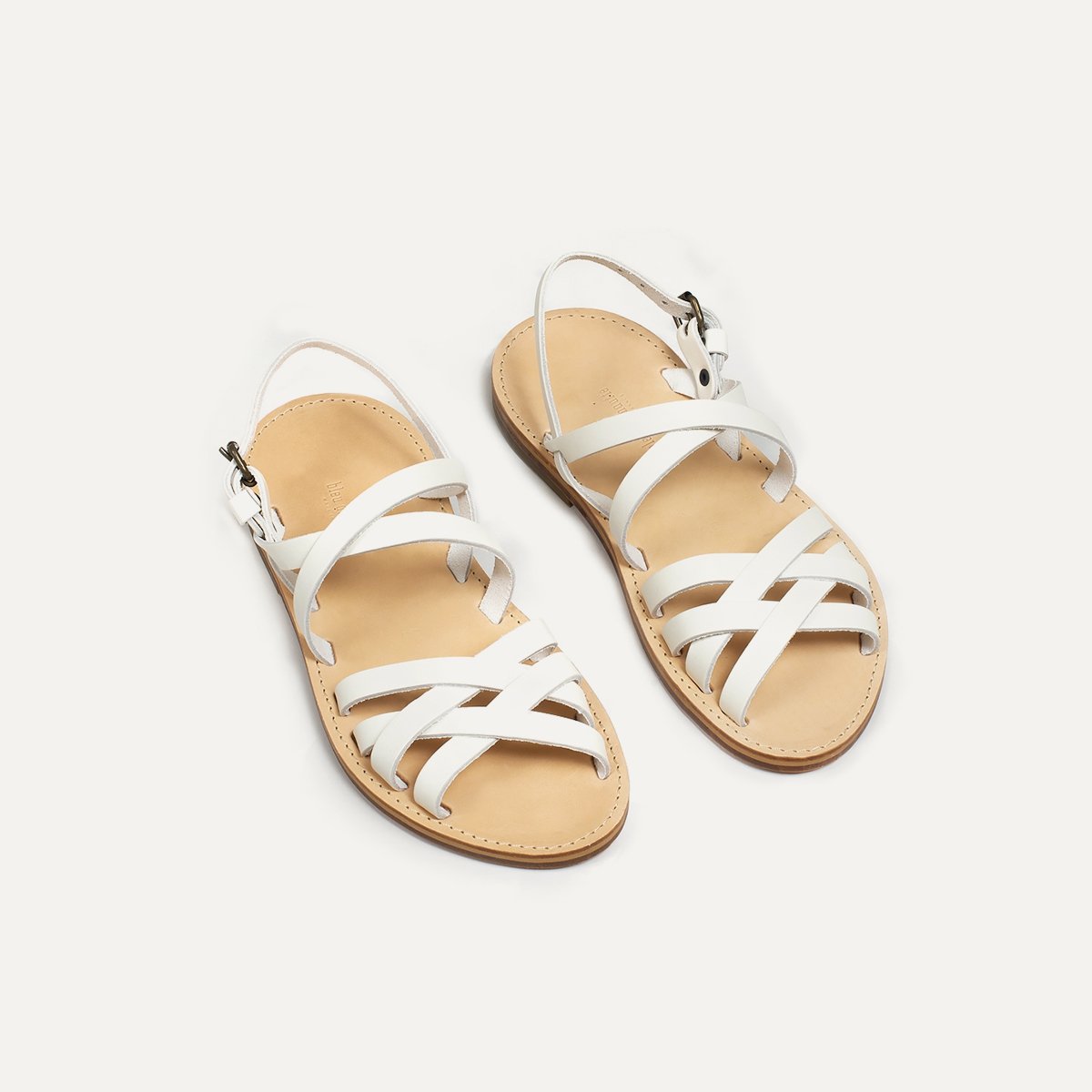 Majour leather sandals - White (image n°3)