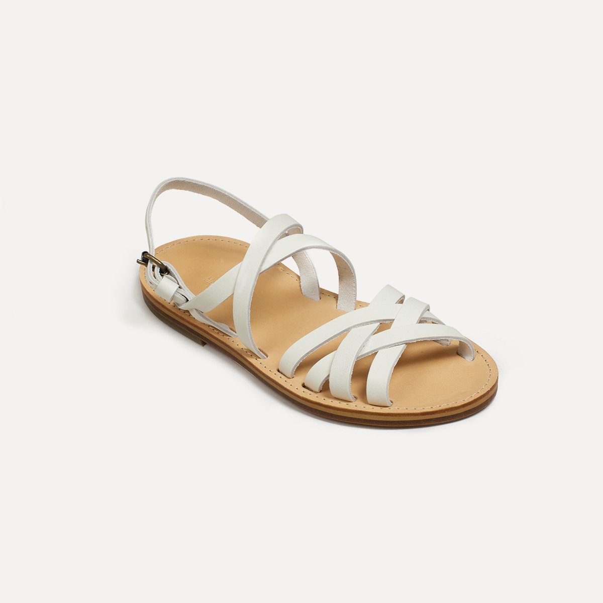 Majour leather sandals - White (image n°2)