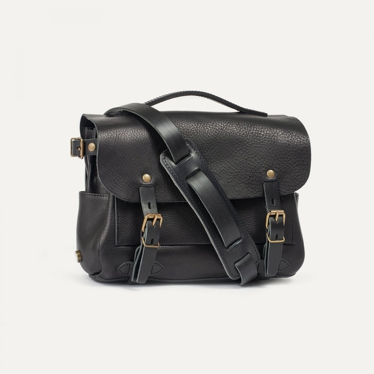Postman bag Eclair S Black Satchel bag Made in France
