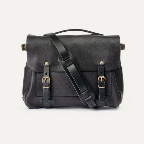 Sac Postier Eclair M - Noir