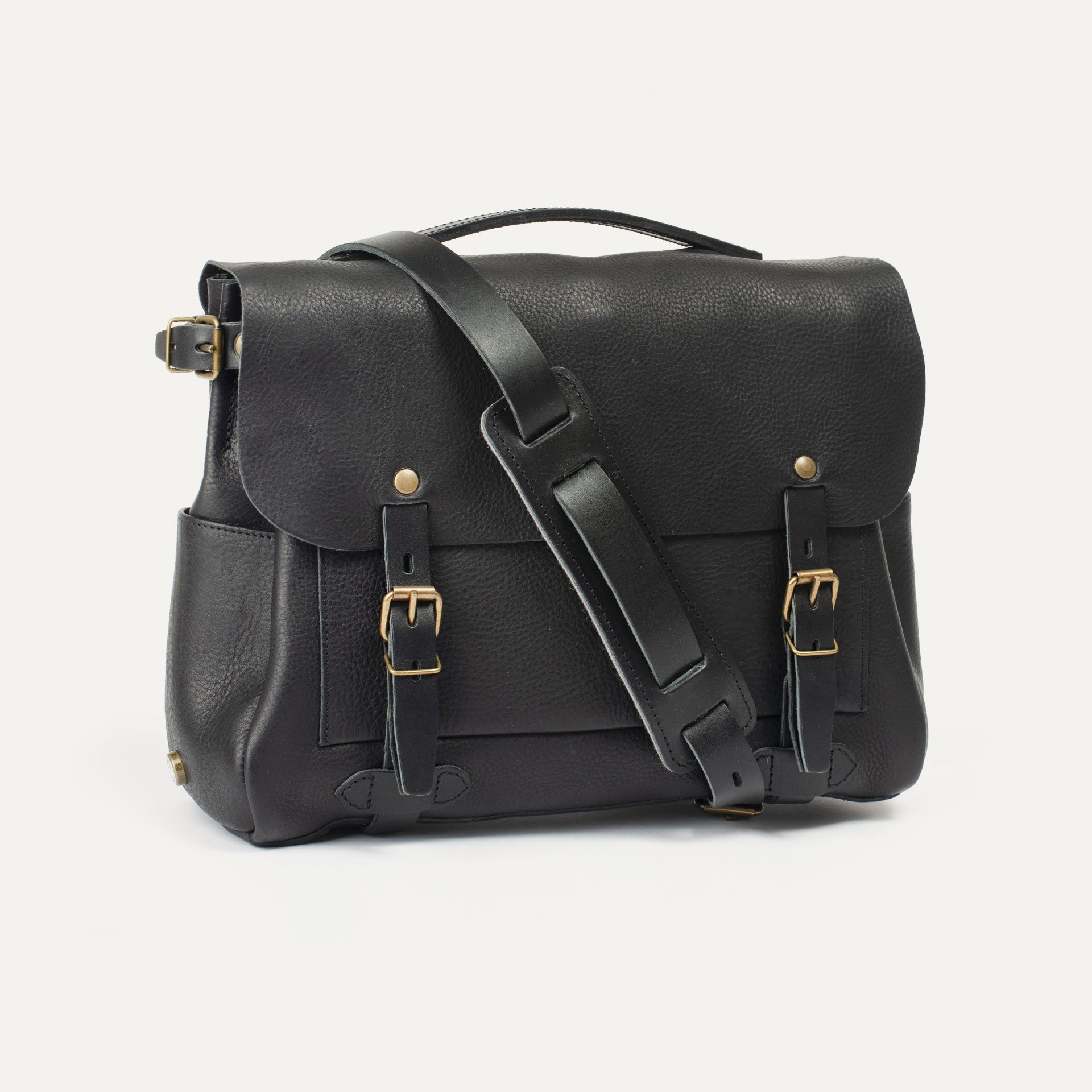 Sac Postier Eclair M - Noir (image n°2)