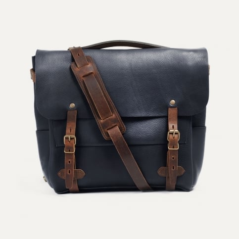 Eclair L Postman bag - Navy blue