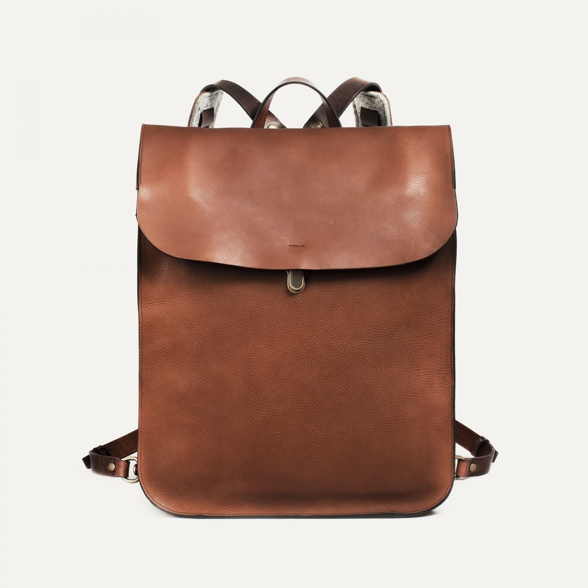 Arlo leather backpack - Amber Brown / E Pure (image n°1)