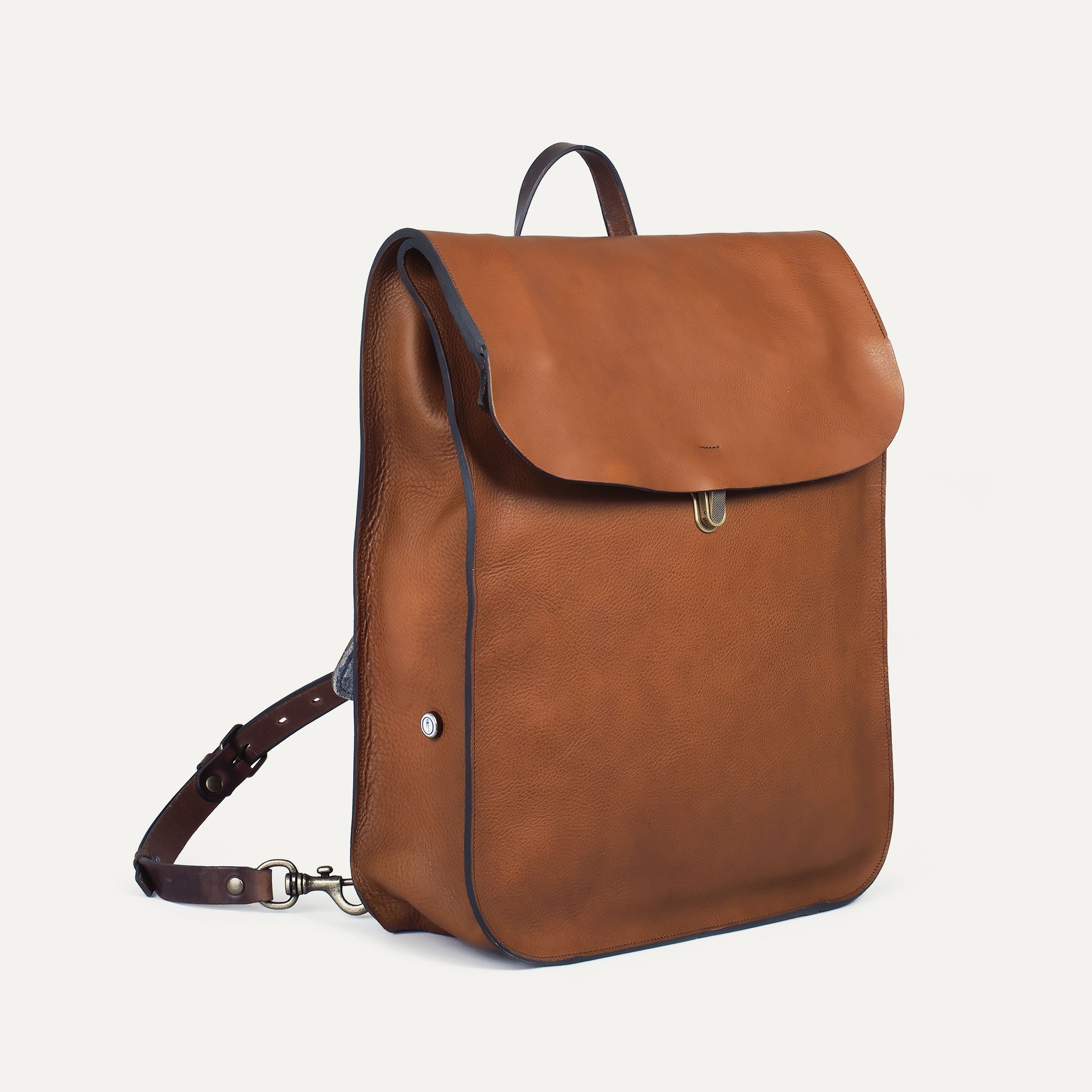 Arlo leather backpack - Amber Brown / E Pure (image n°2)