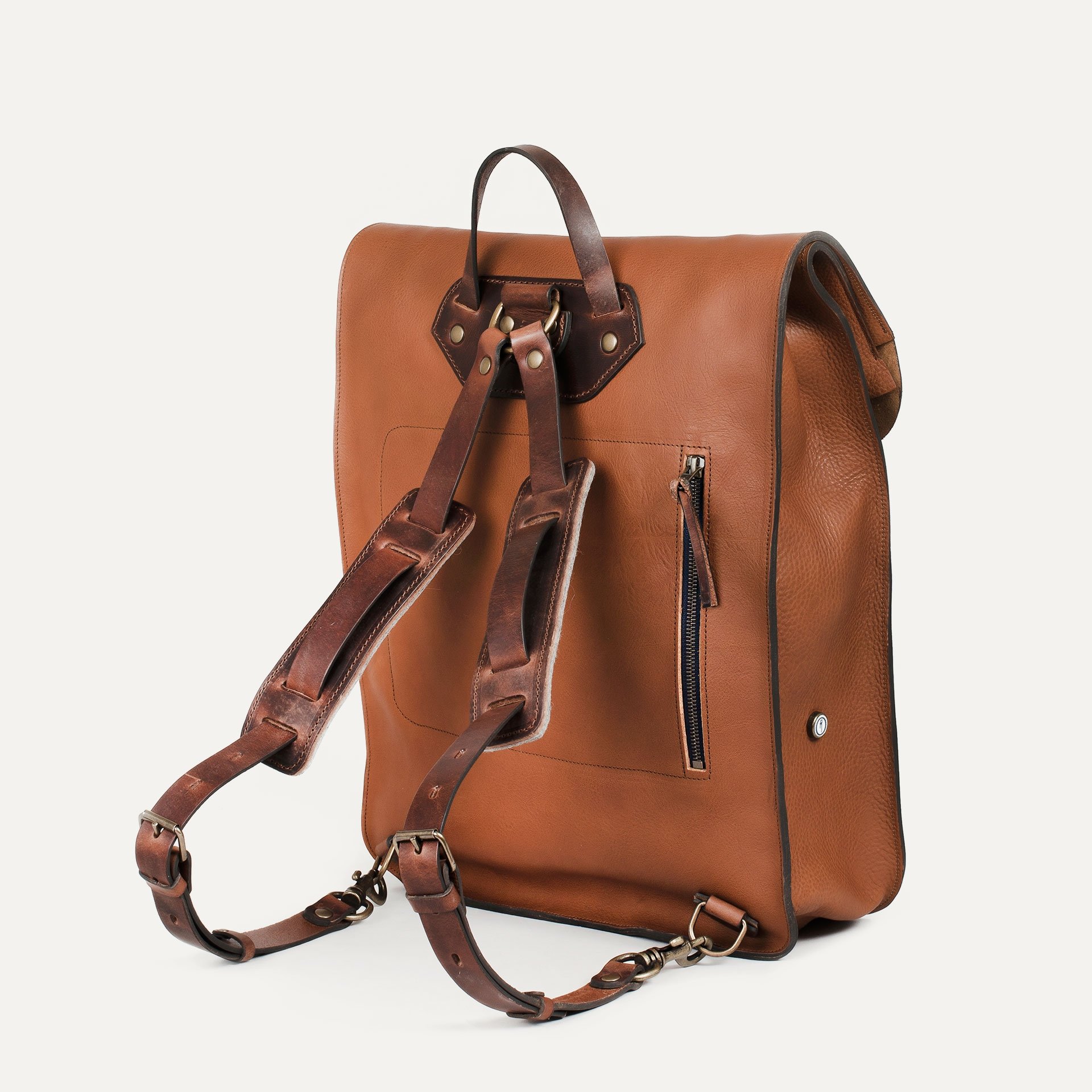 Arlo leather backpack - Cuba Libre / E Pure (image n°3)