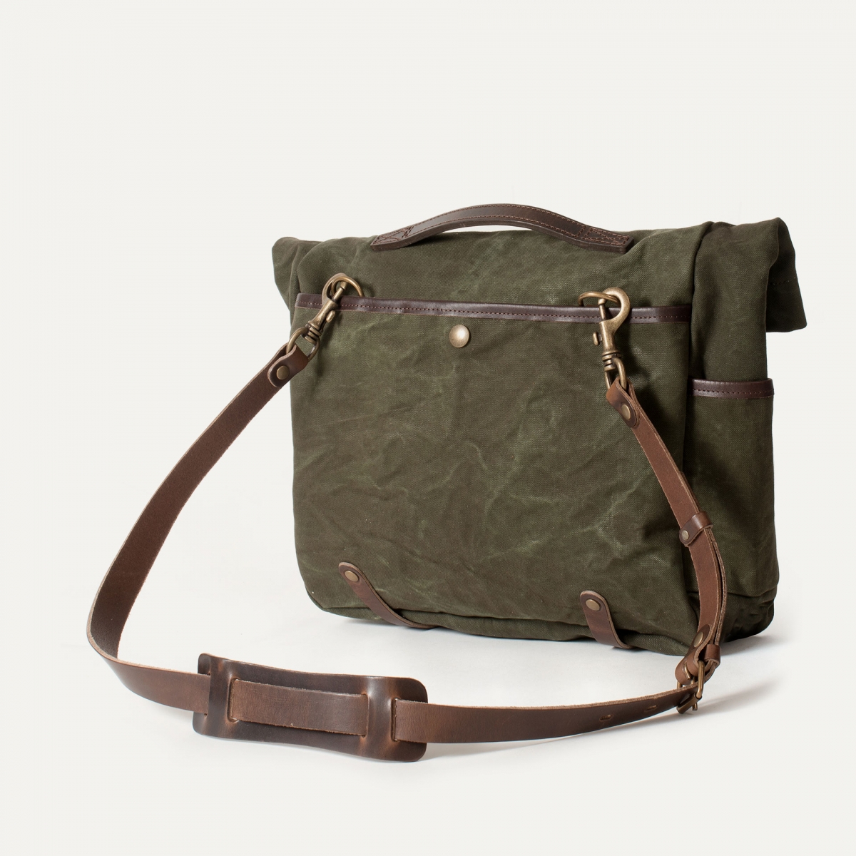 Gaston tool bag – “Musette” - Dark Khaki stonewashed (image n°3)