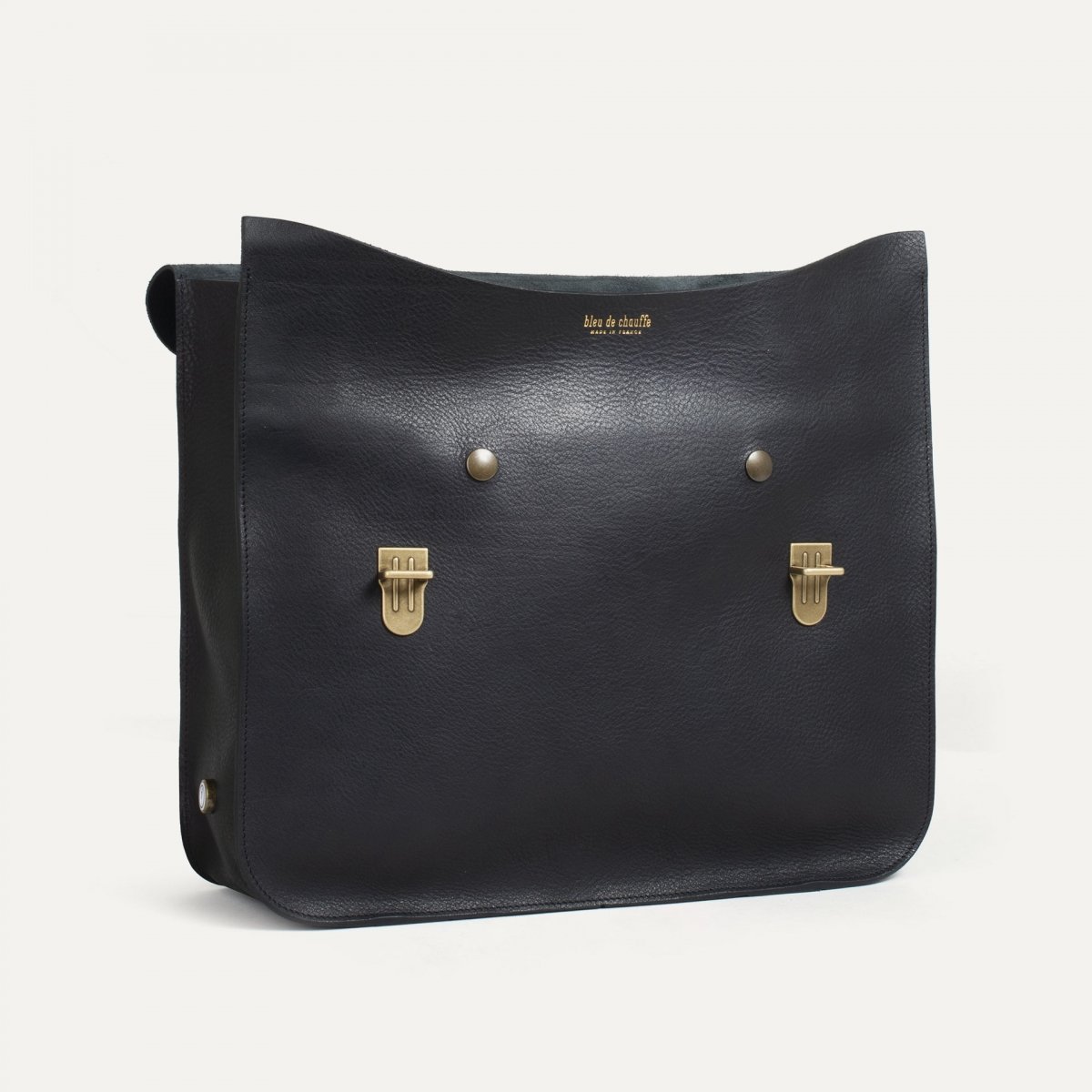 Groucho Leather Satchel - Black / E Pure (image n°4)