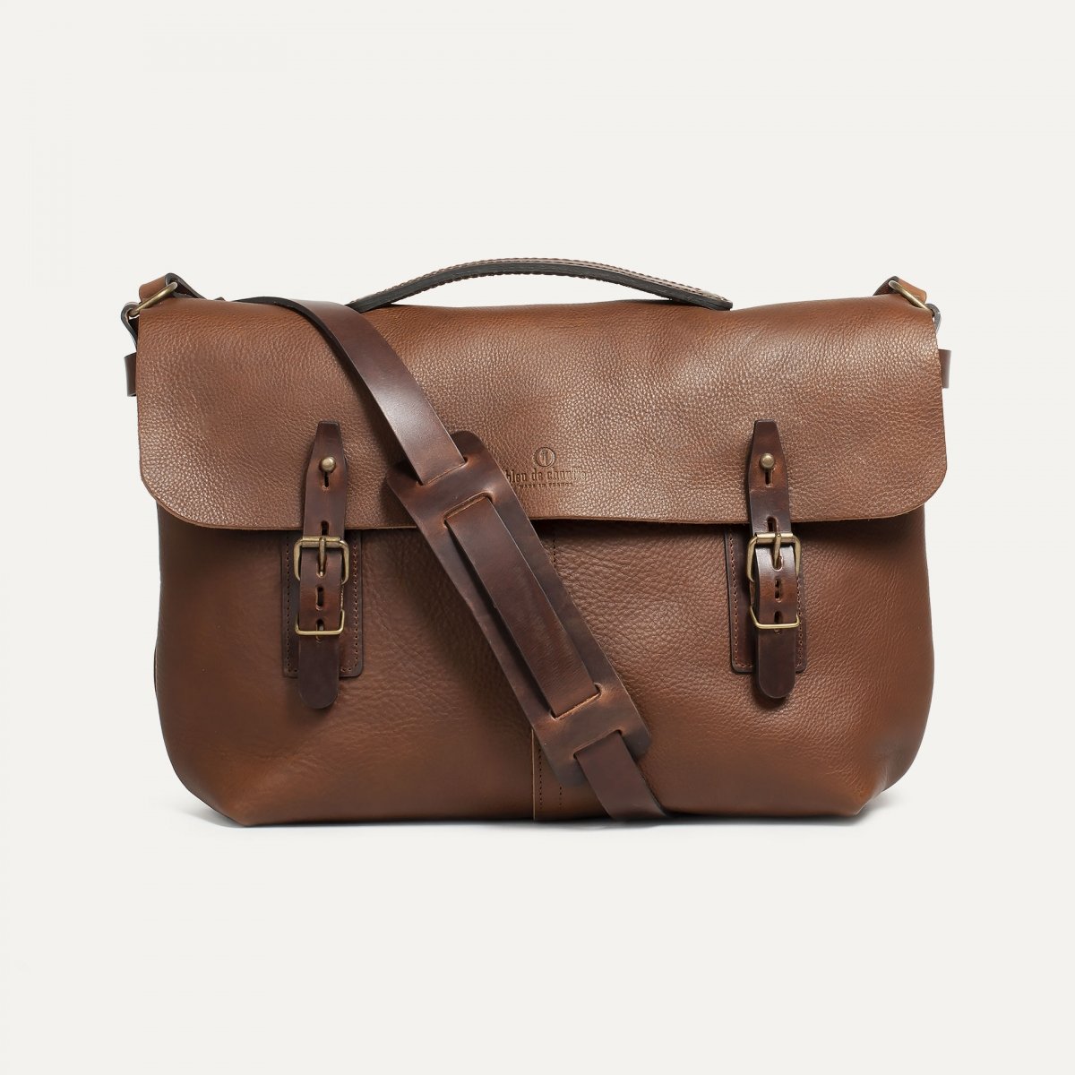 Lucien Satchel bag - Cuba Libre - Men's bag - Leather messenger bag ...