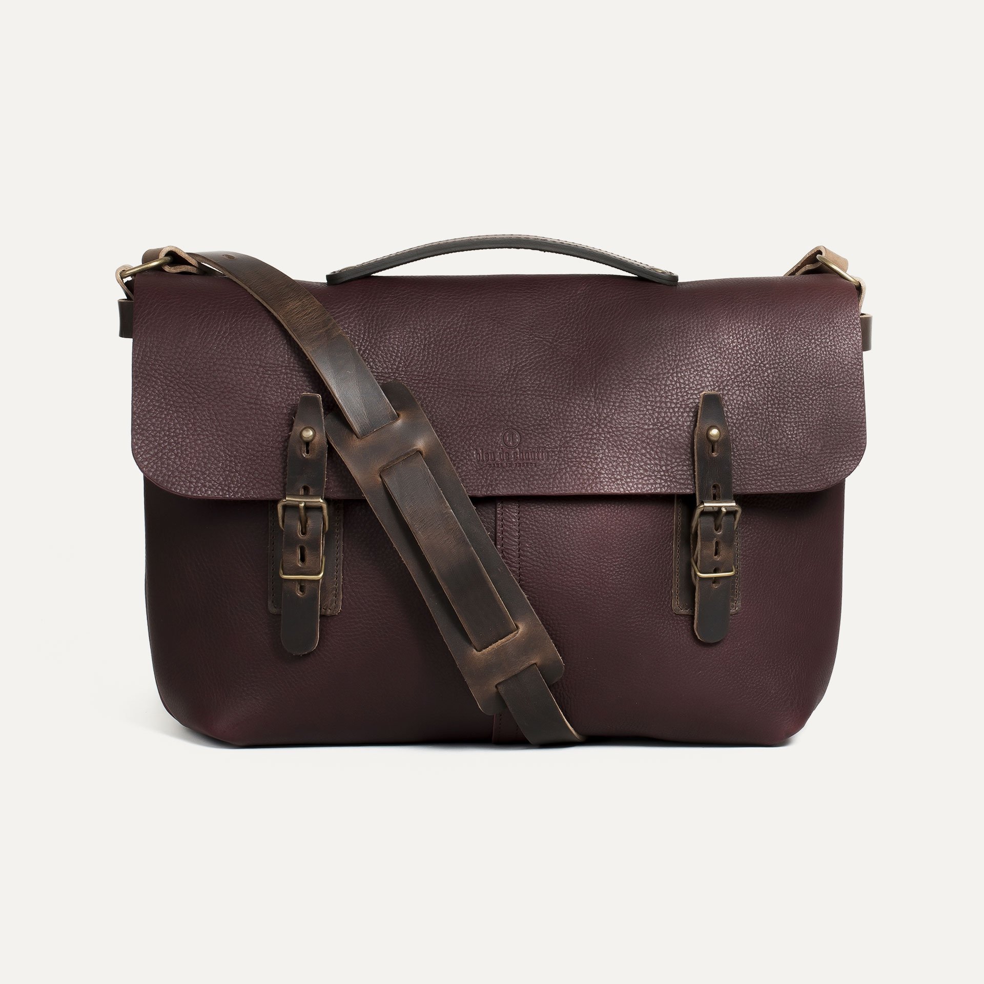 Lucien Satchel bag - Peat (image n°1)