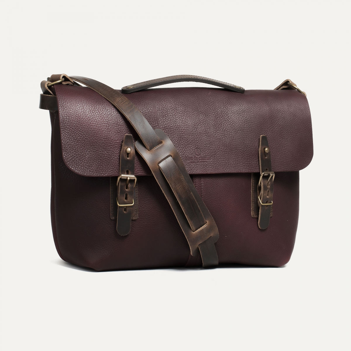 Lucien Satchel bag - Peat (image n°2)