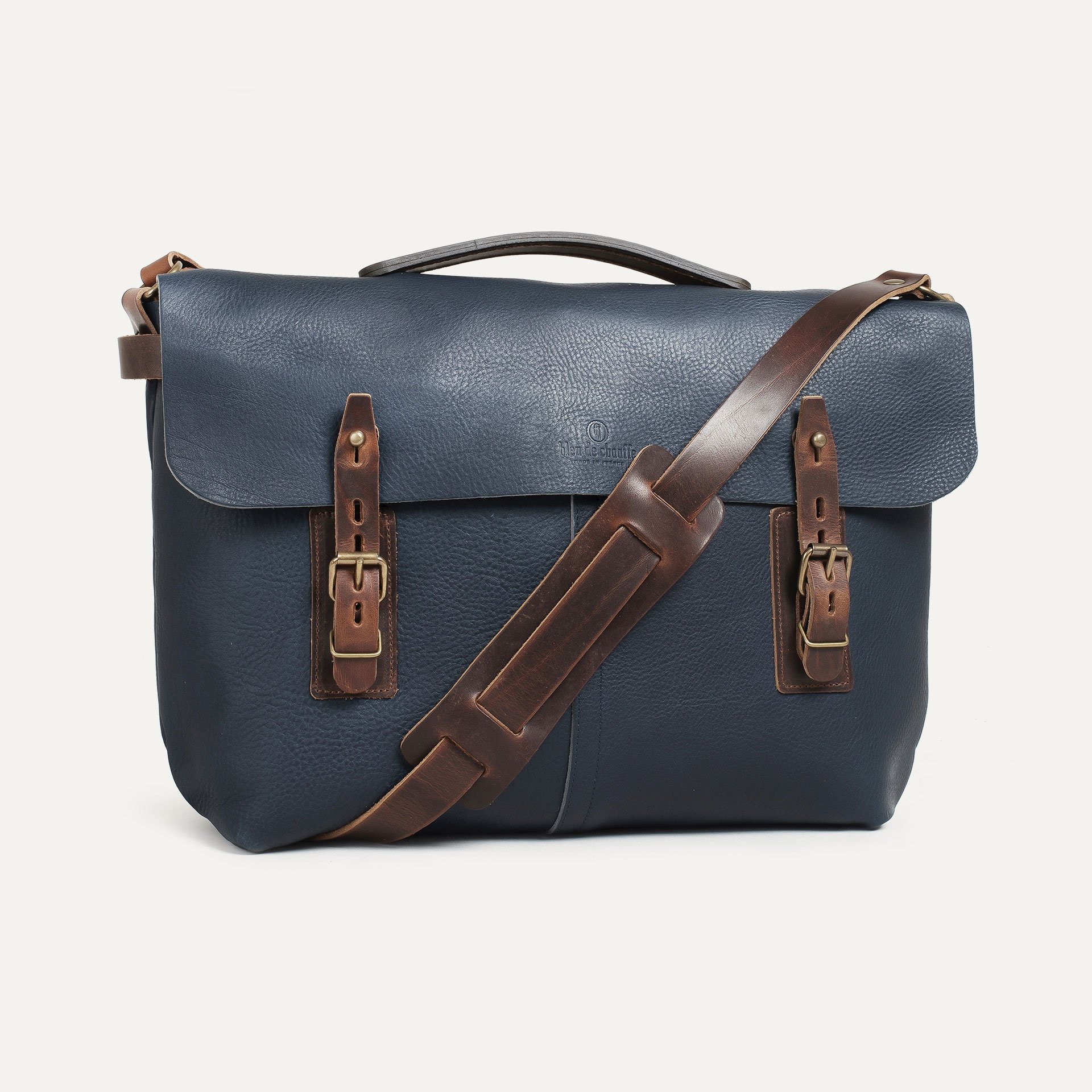 Lucien Satchel bag - Navy Blue (image n°2)