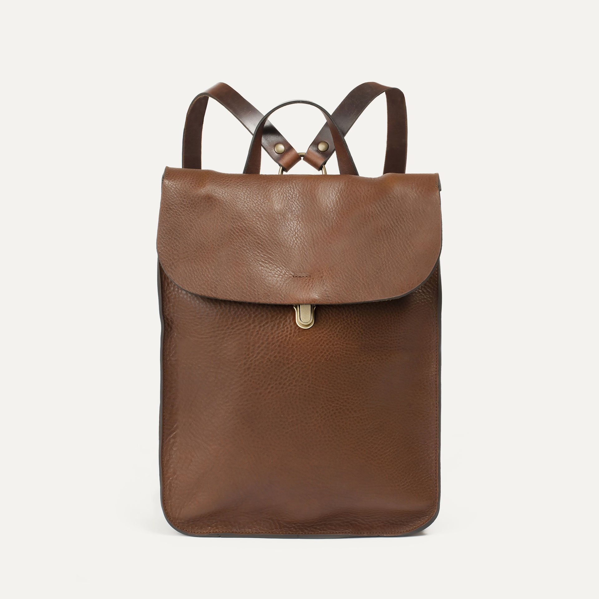 Puncho leather backpack - Cuba Libre / E Pure (image n°1)