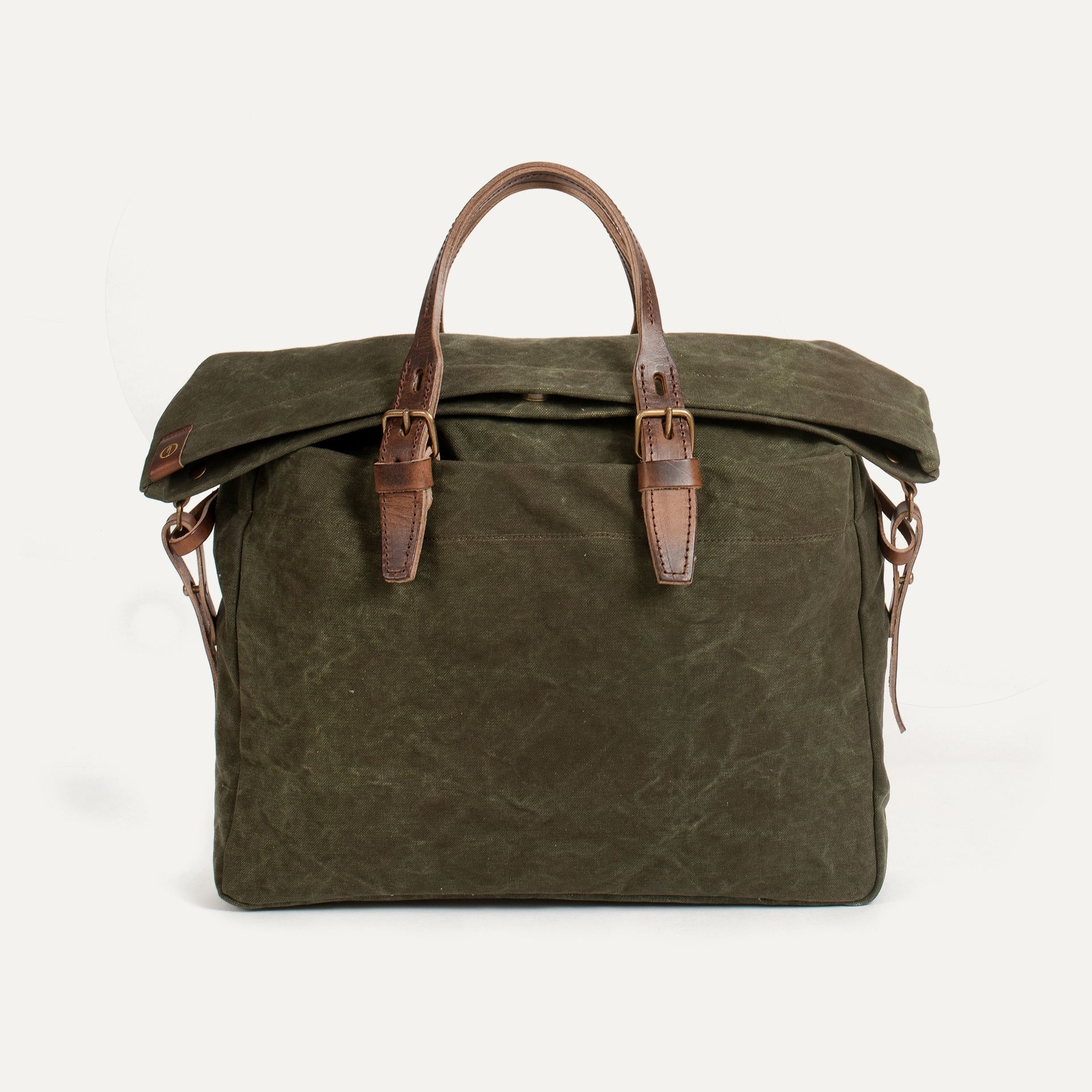 Remix business bag - Dark Khaki stonewashed (image n°1)