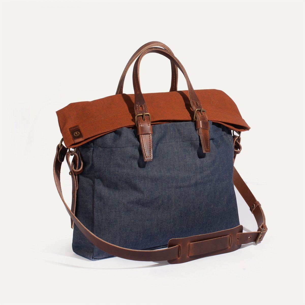Sac business Remix - Denim/Terra cotta (image n°2)