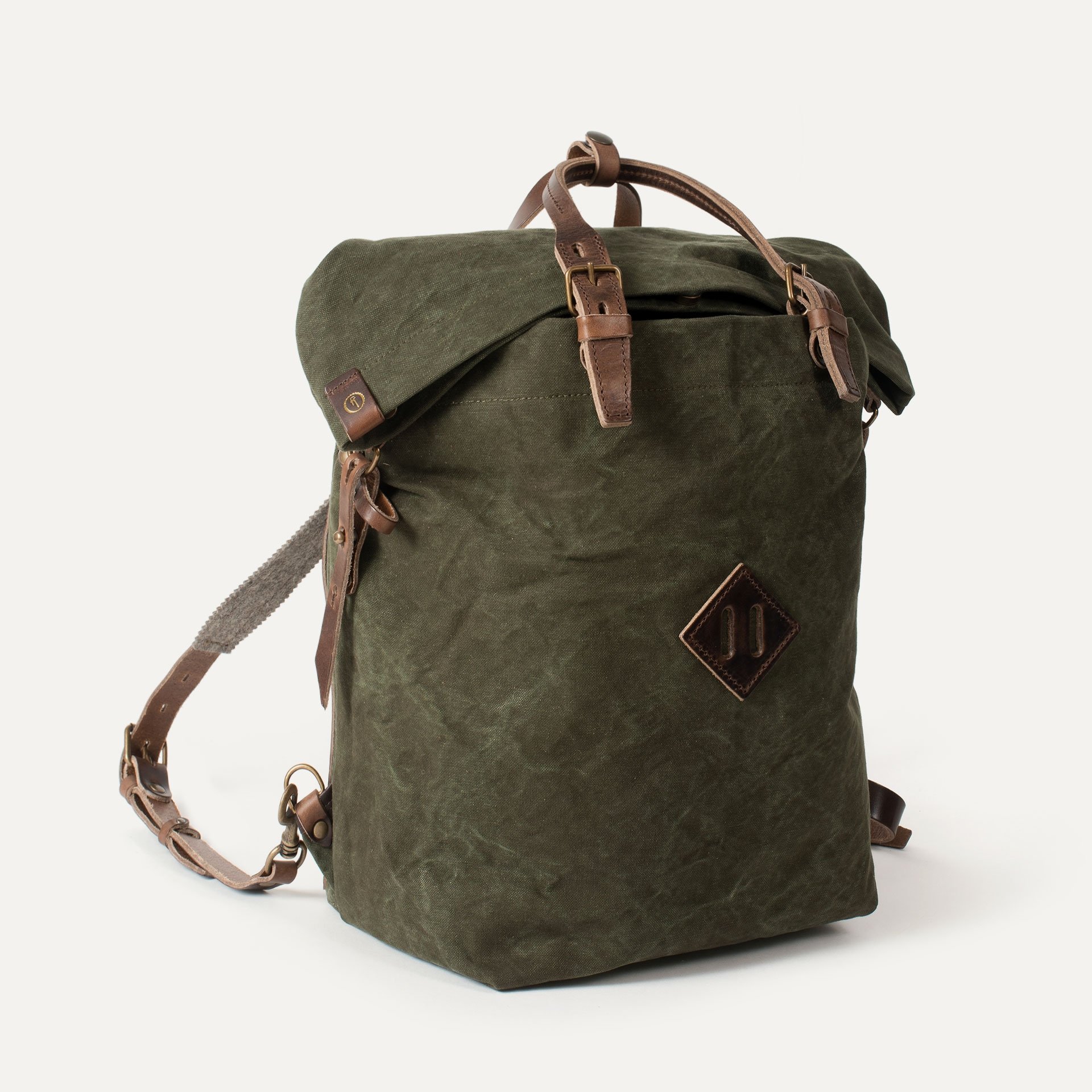 30L Woody backpack - Dark Khaki Stonewashed (image n°2)