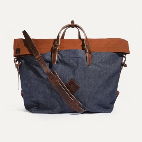 Sac à dos Woody L - Denim/Terra cotta