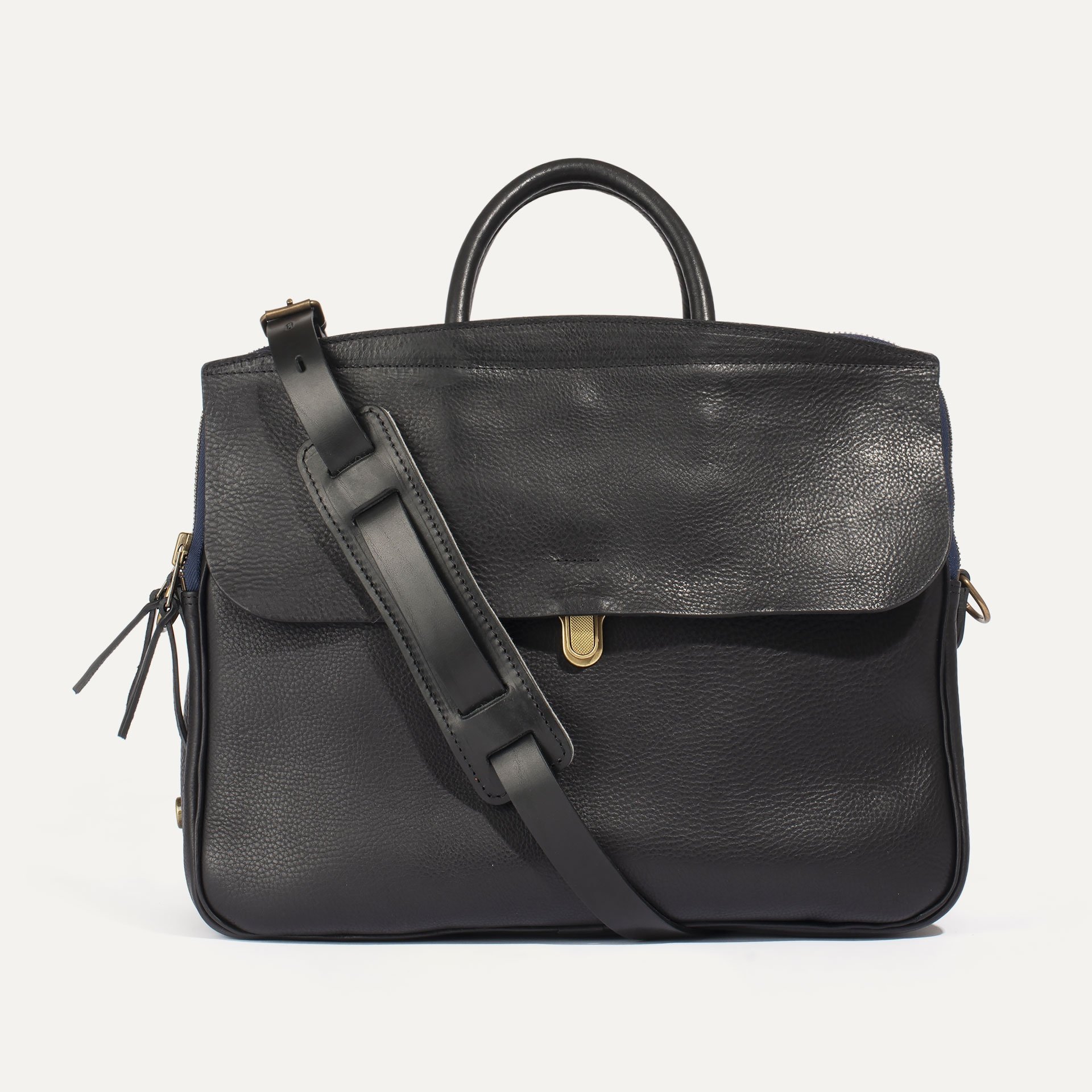 Sac business Zeppo - Noir / Ligne Epure (image n°1)