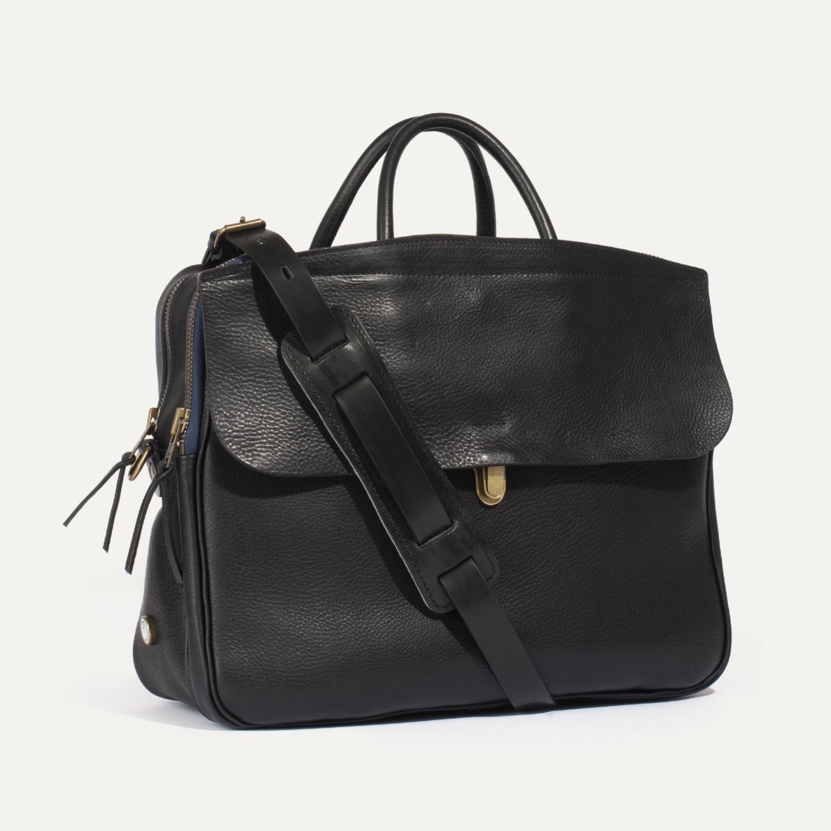 Sac business Zeppo - Noir / Ligne Epure (image n°2)