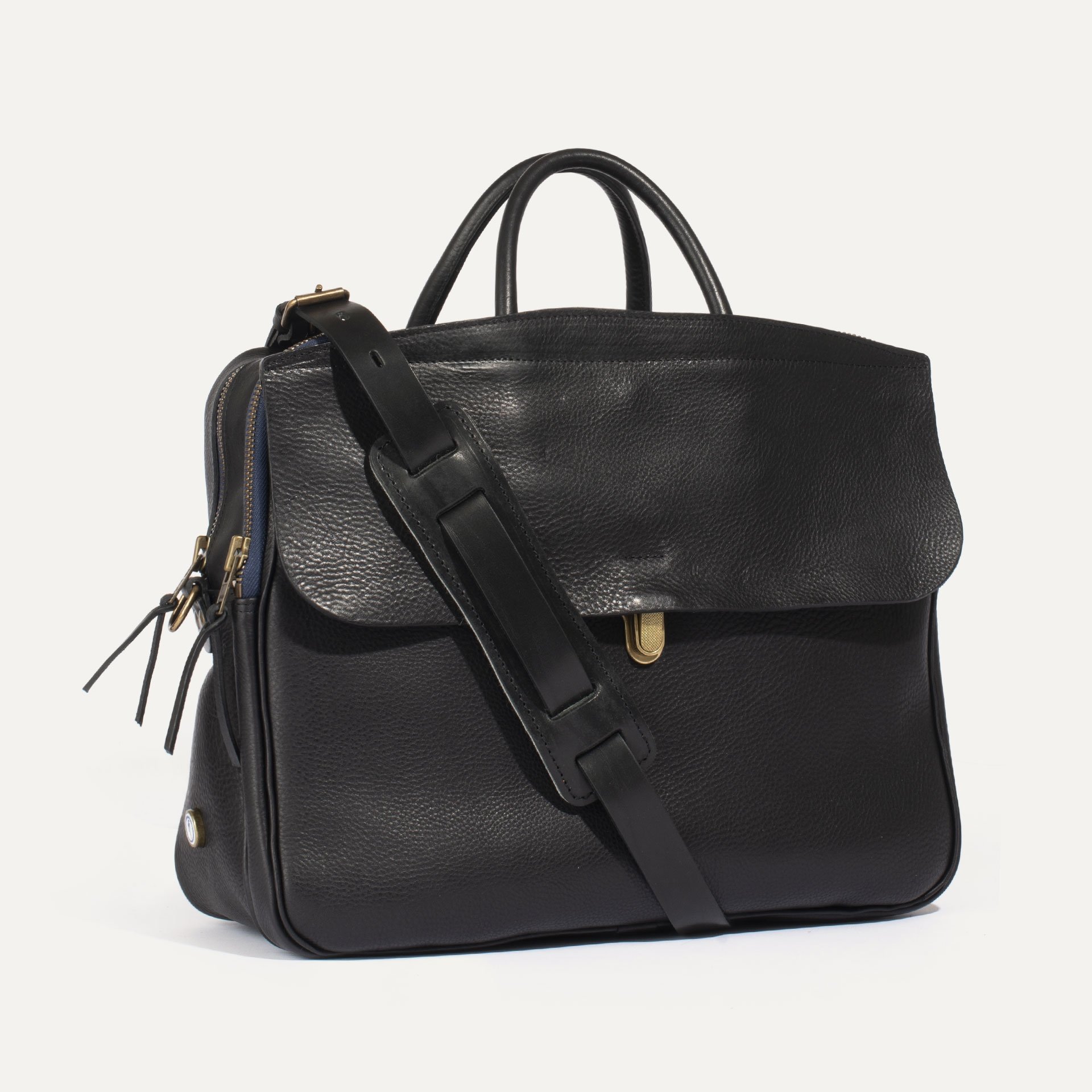 Sac business Zeppo - Noir / Ligne Epure (image n°1)