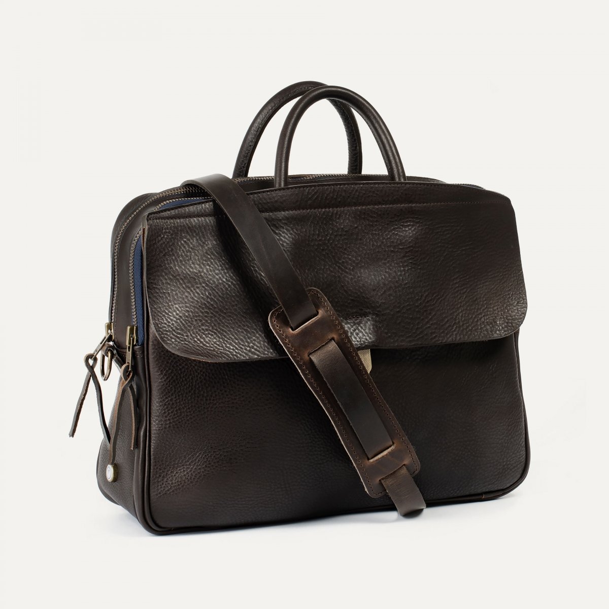 Sac business Zeppo - Marron Brun / Ligne Epure (image n°2)