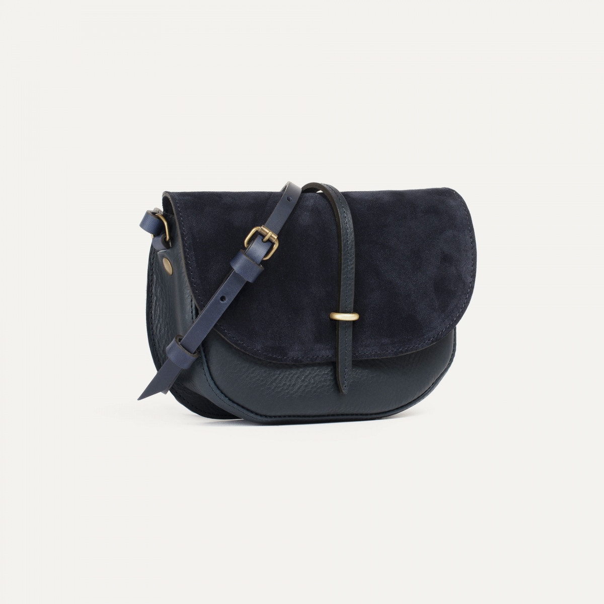 Java mini Postman bag - Navy Blue / Mix (image n°2)