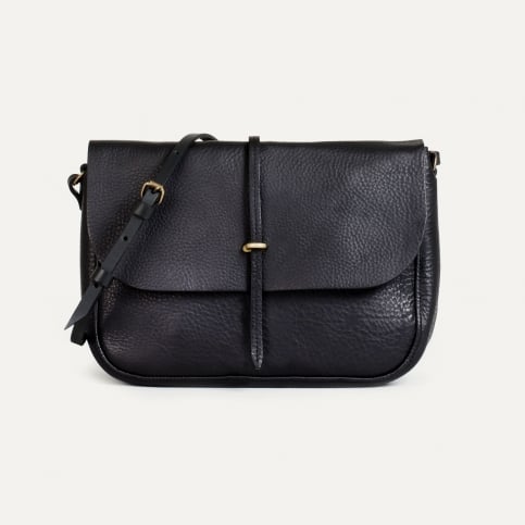 Sac postier Pastel - Noir