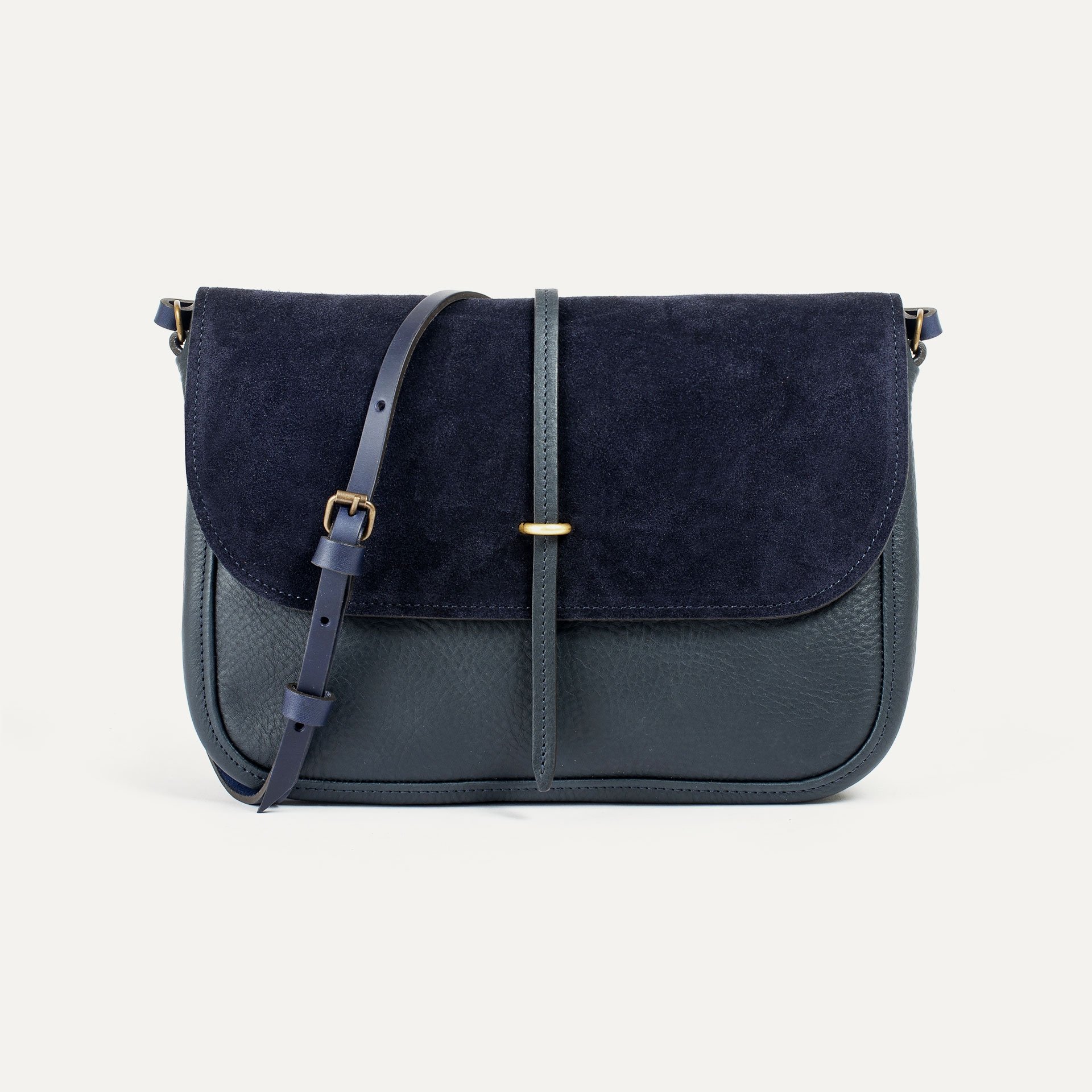 Sac postier Pastel - Bleu Marin / Mix (image n°1)