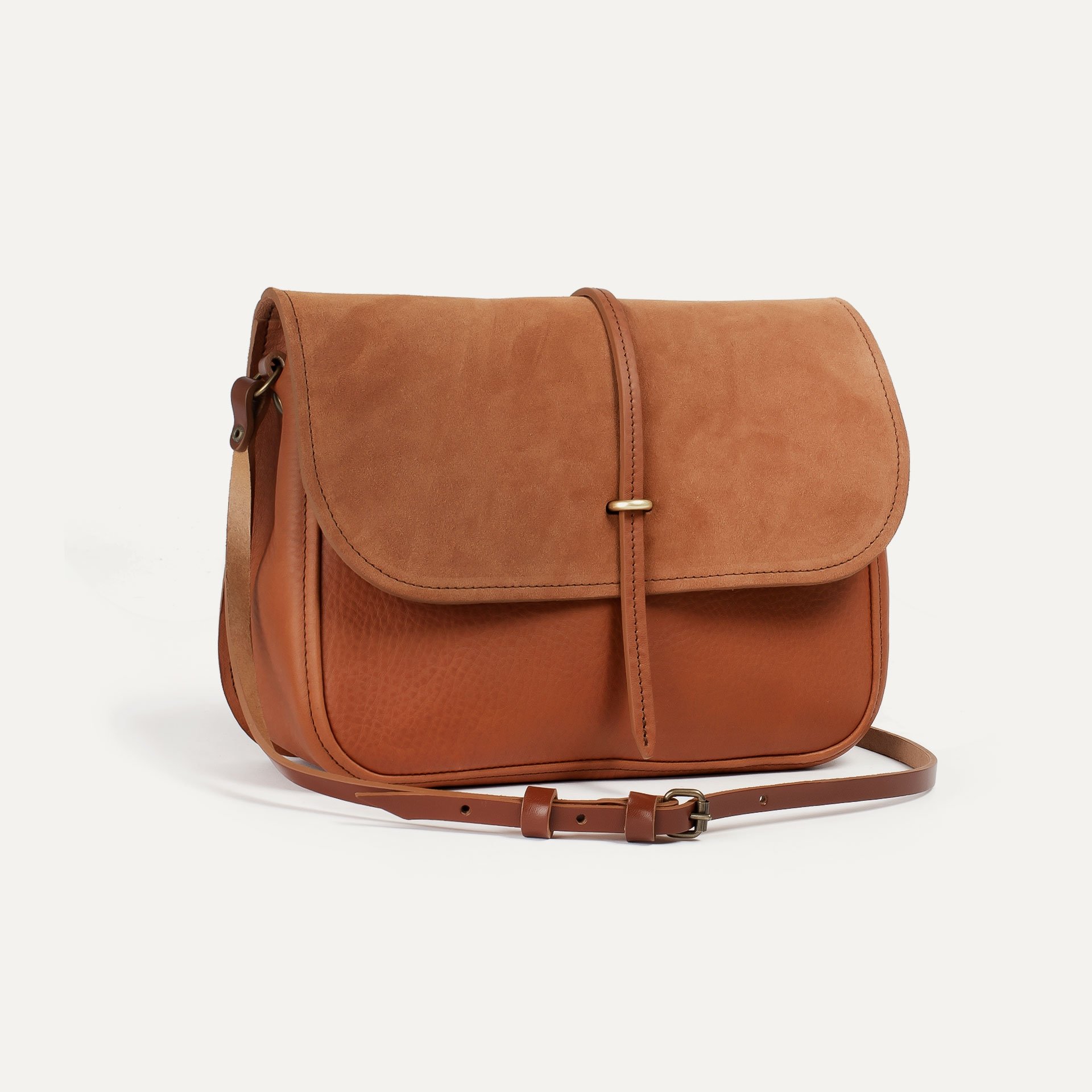 Sac postier Patou - Havane (image n°2)