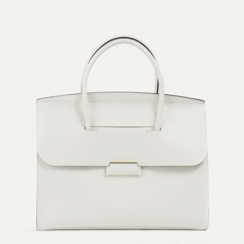Origami L Tote - White