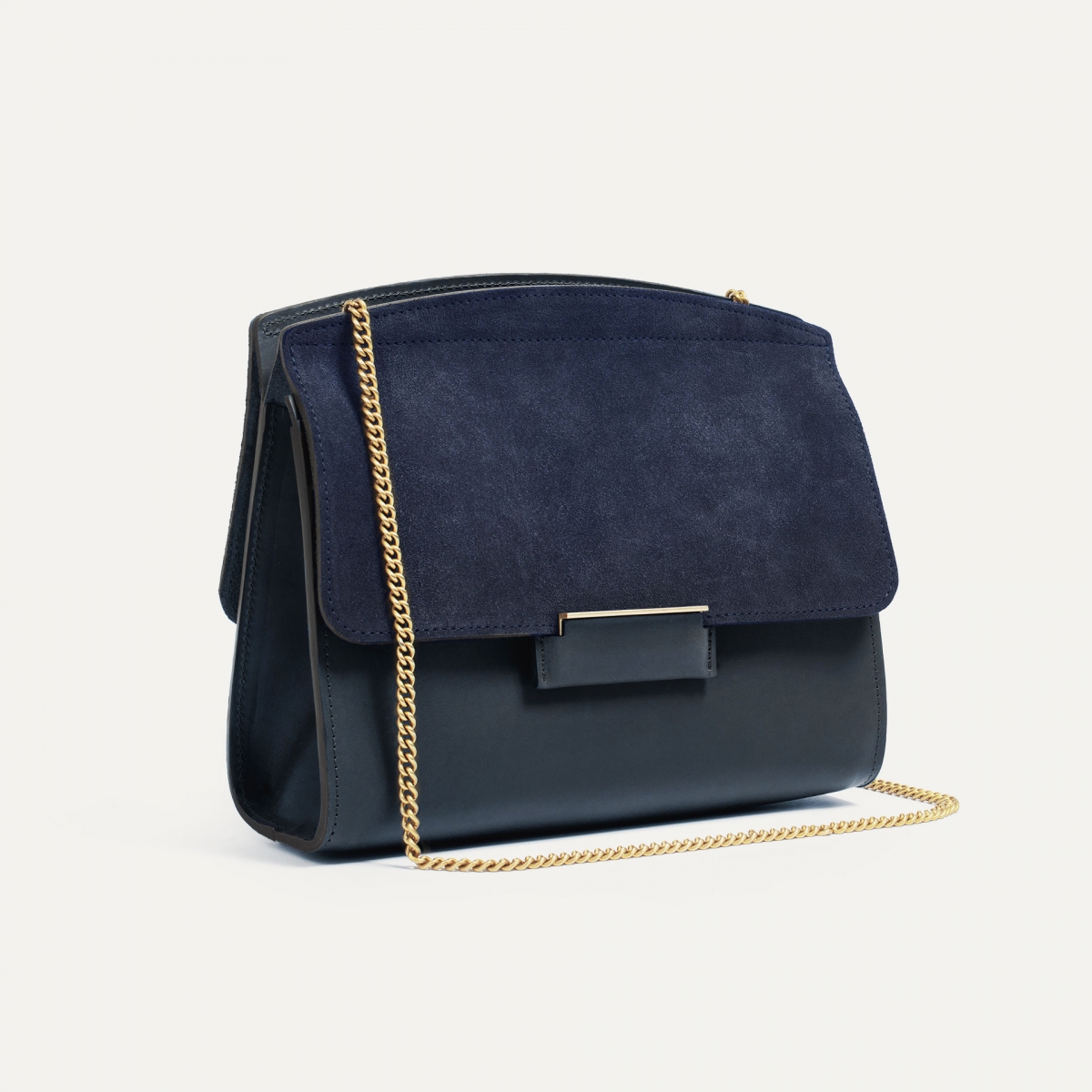 Origami S clutch bag - Navy Blue / MIx (image n°3)