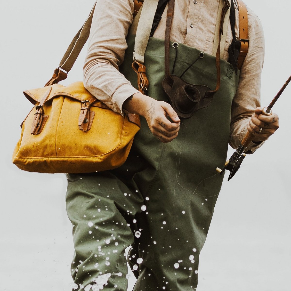 Musette du Pêcheur M - Ocre Jaune (image n°6)