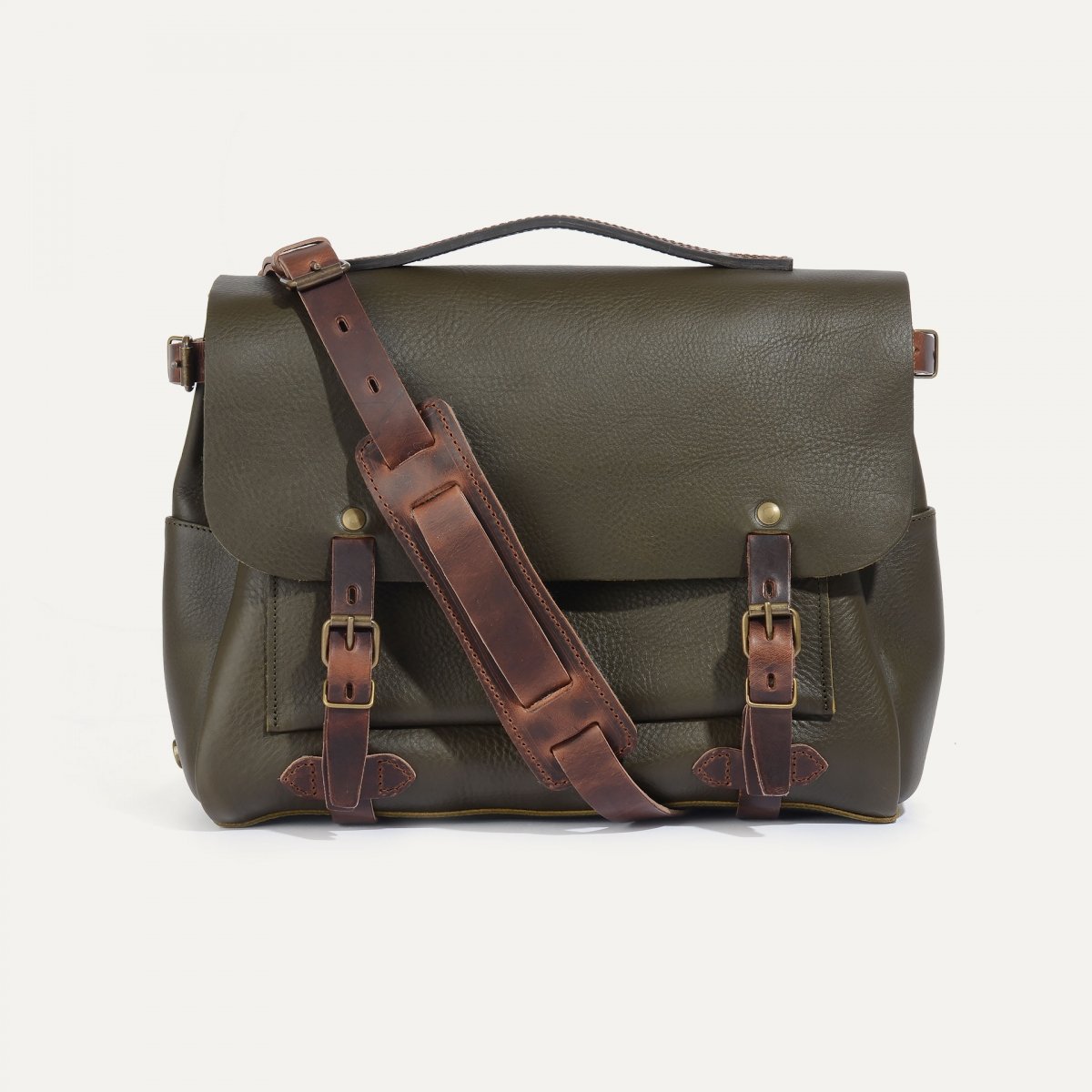 Postman bag Eclair M - Khaki (image n°1)