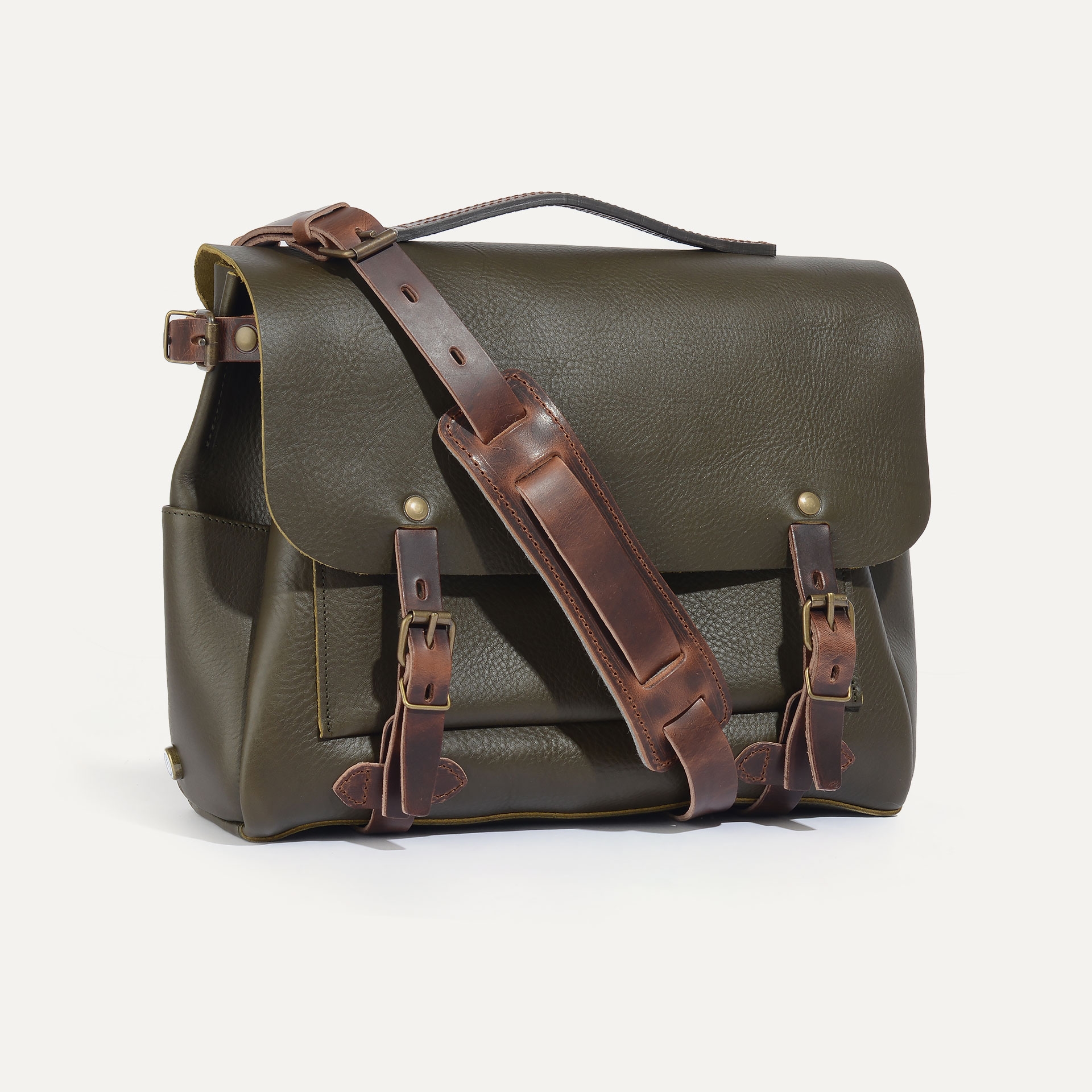 Postman bag Eclair M - Khaki (image n°2)