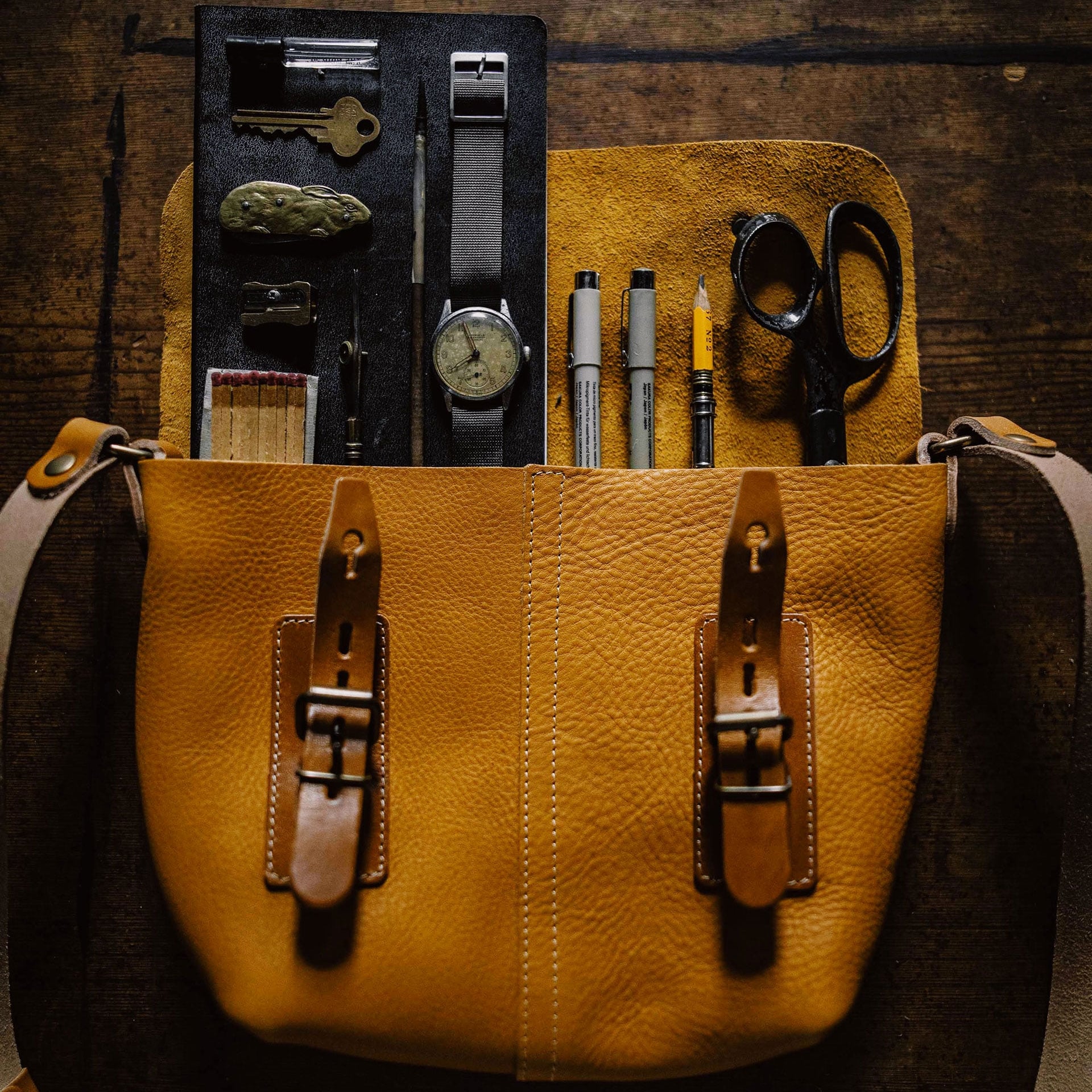 Louis Satchel bag - Peat (image n°5)