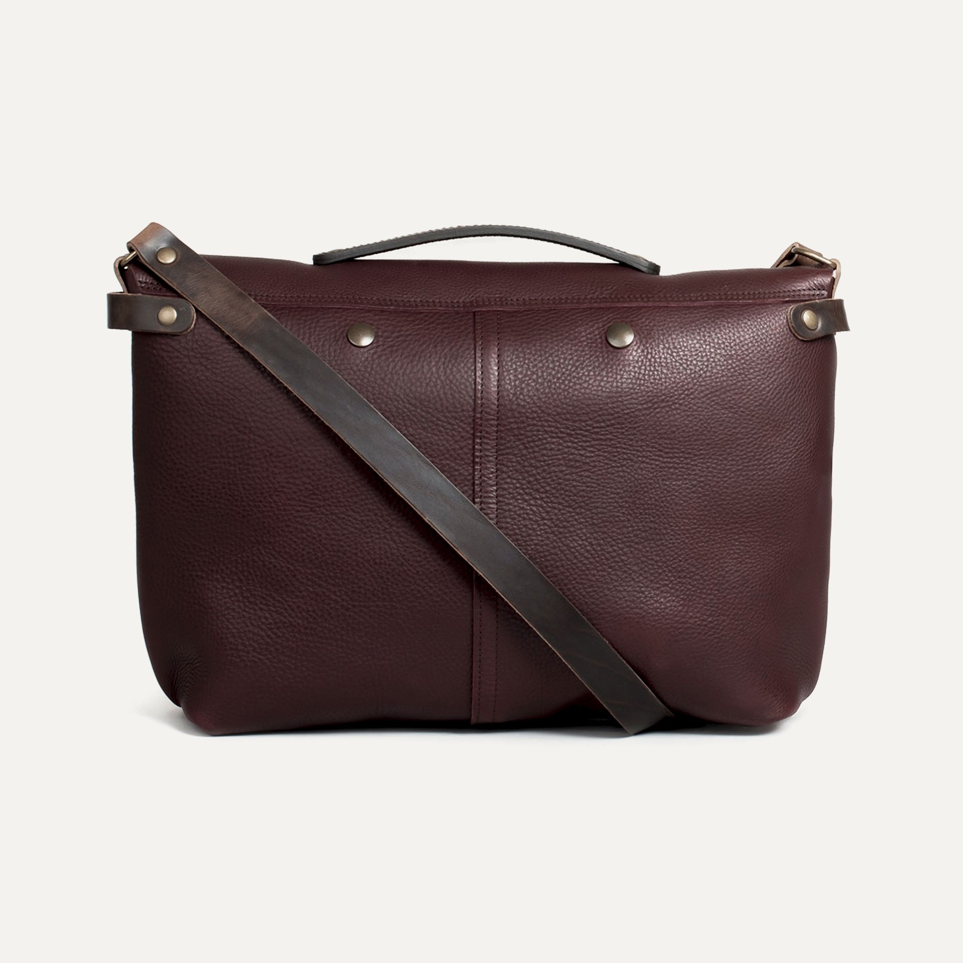 Lucien Satchel bag - Peat (image n°3)