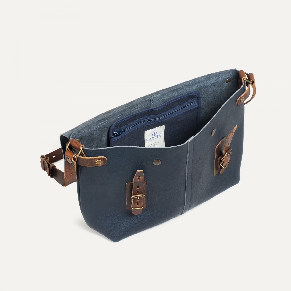 Lucien Satchel bag - Navy Blue (image n°4)