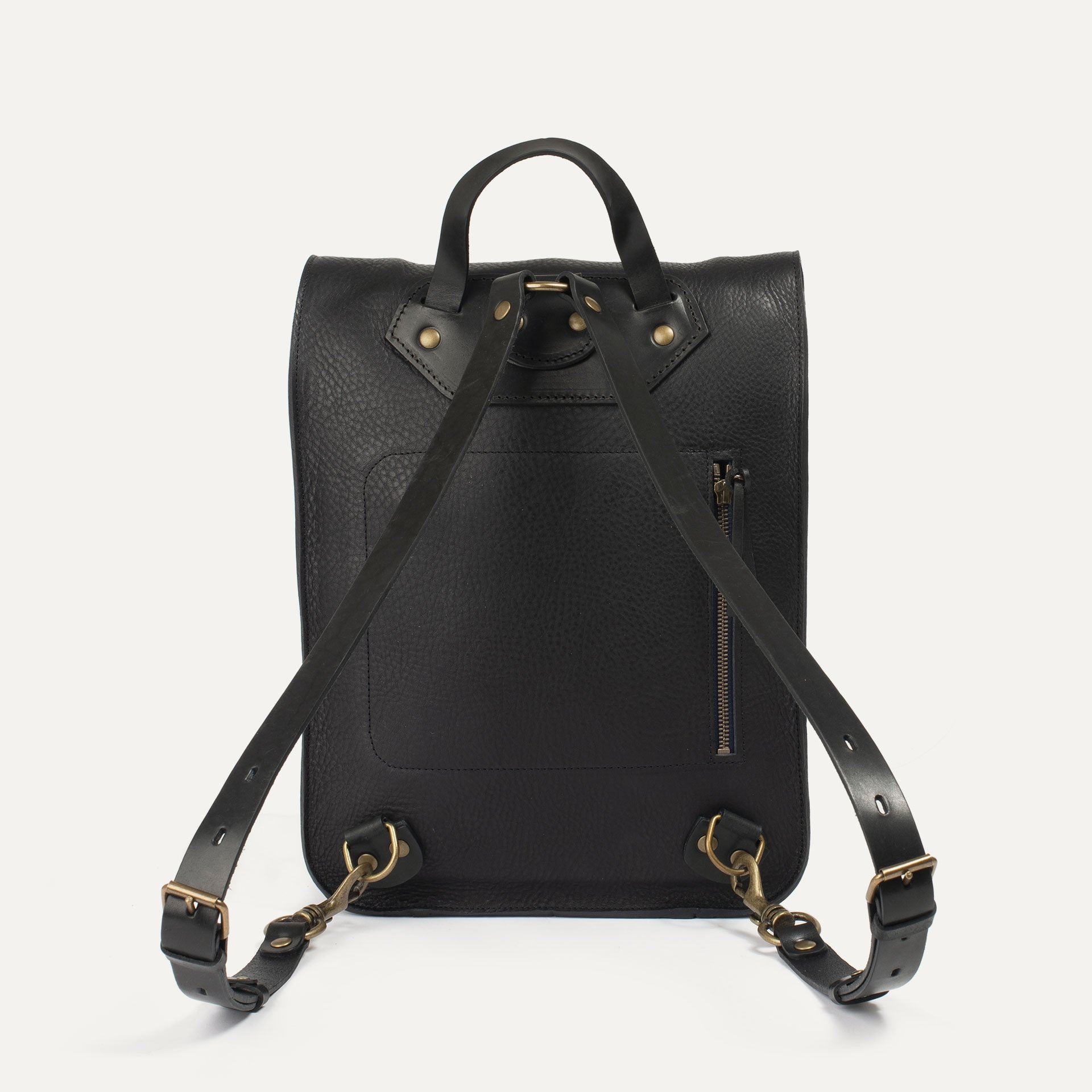 Puncho leather backpack - Black / E Pure (image n°3)