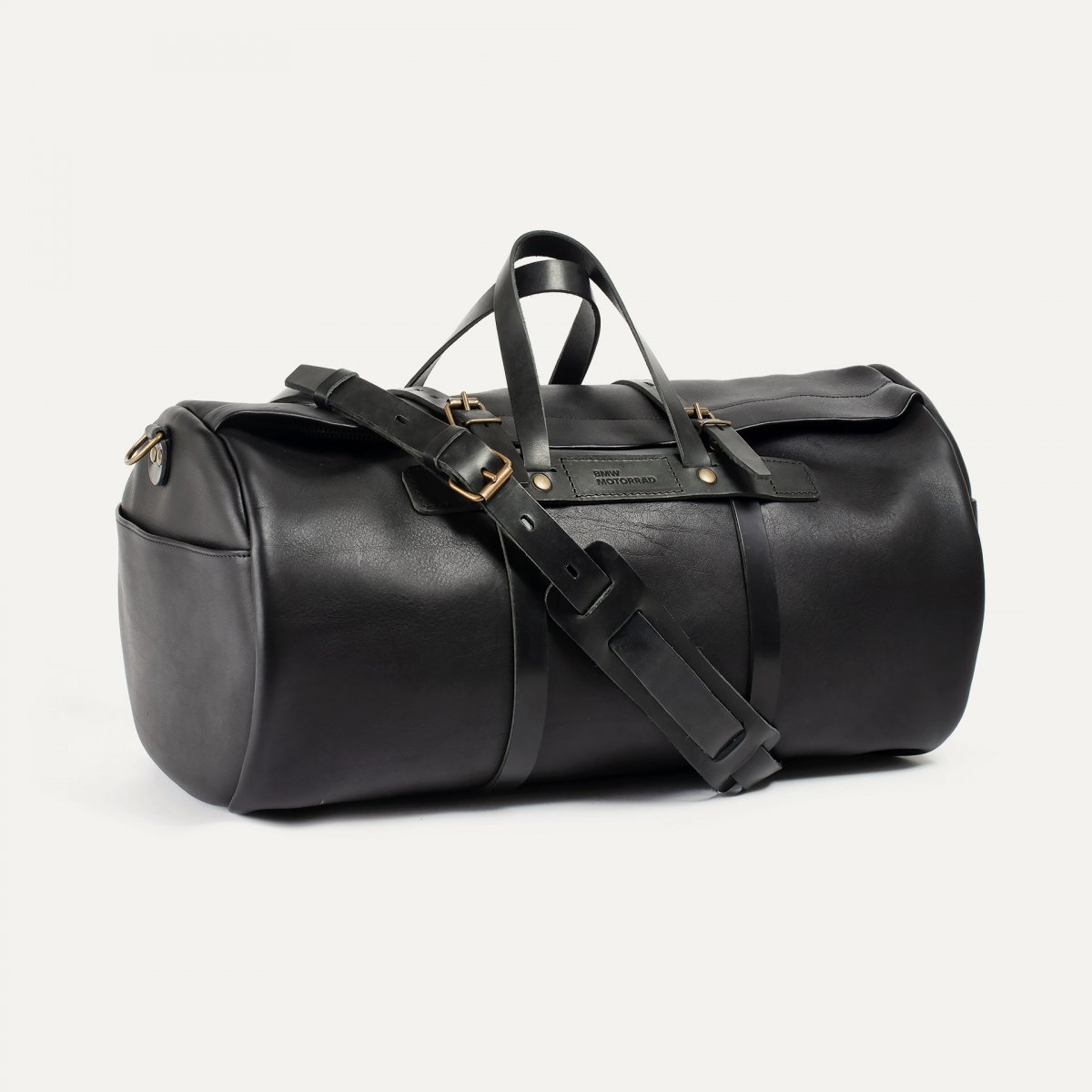 ‘Bivouac’ Kit bag - Black Leather