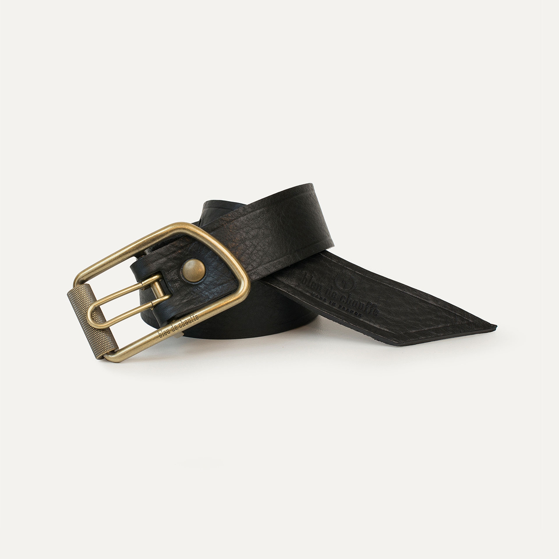 Maillon Belt - Black grained (image n°1)