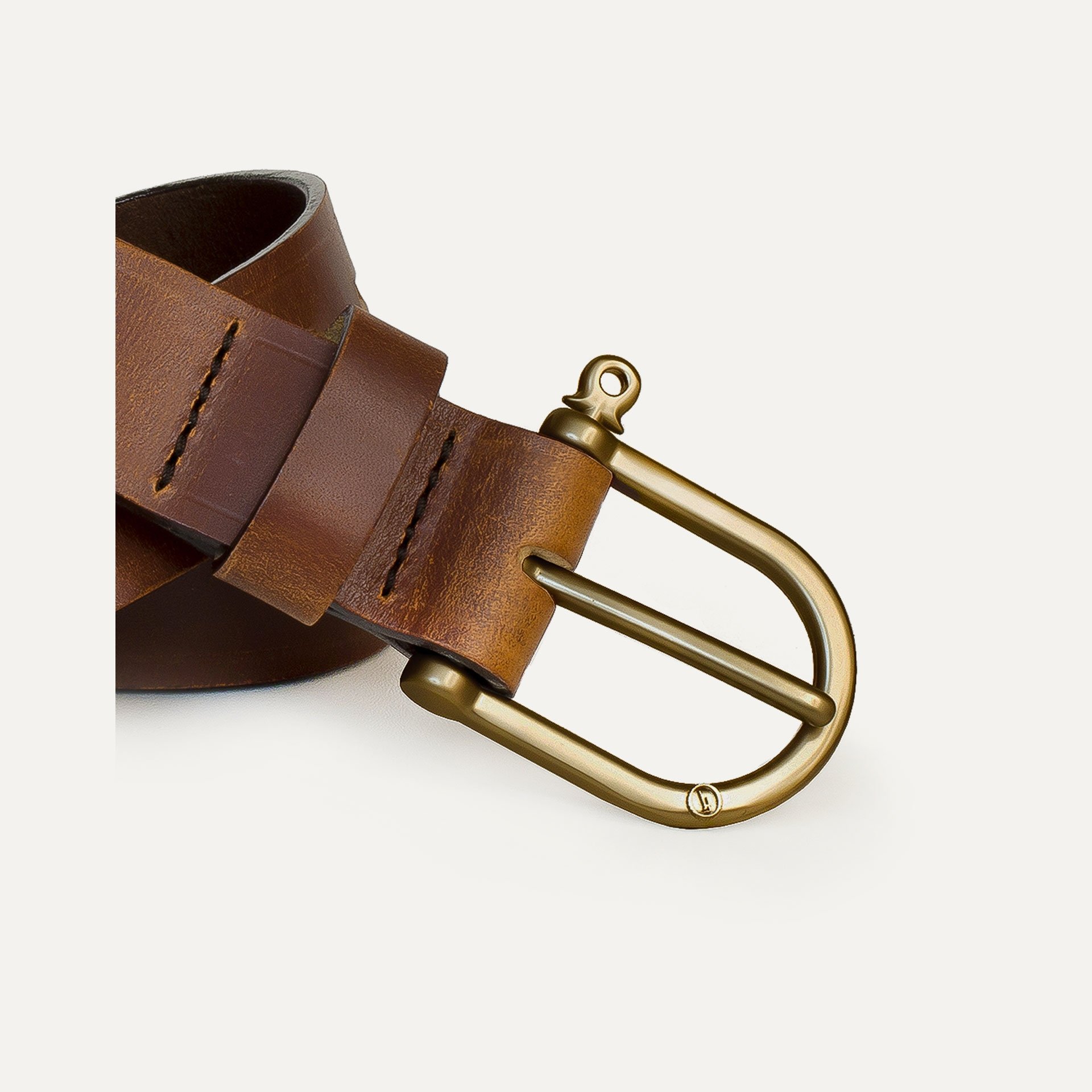 Manille Belt - Pain brûlé /  Gold (image n°2)