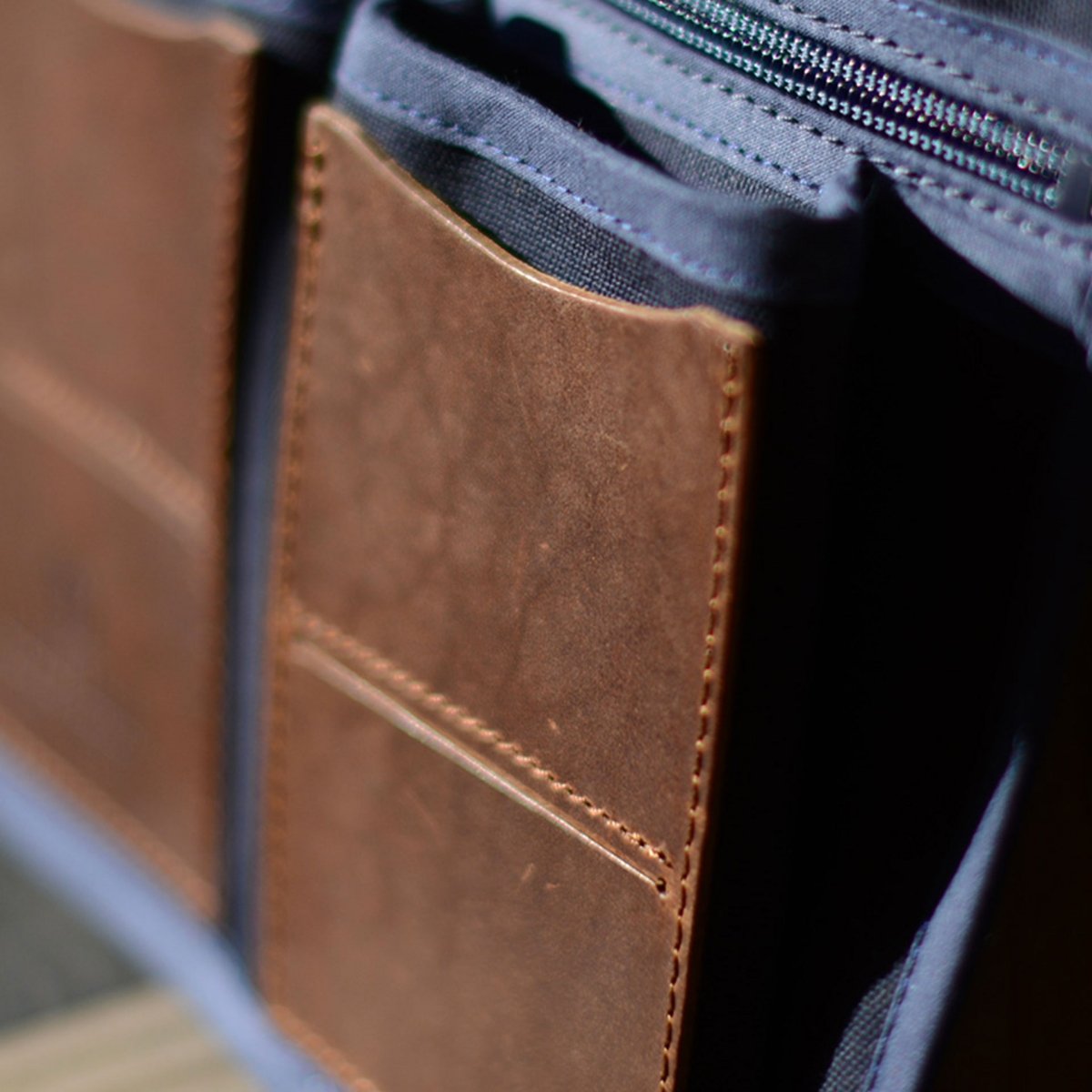 Multi-compartment pocket - Blue (image n°5)