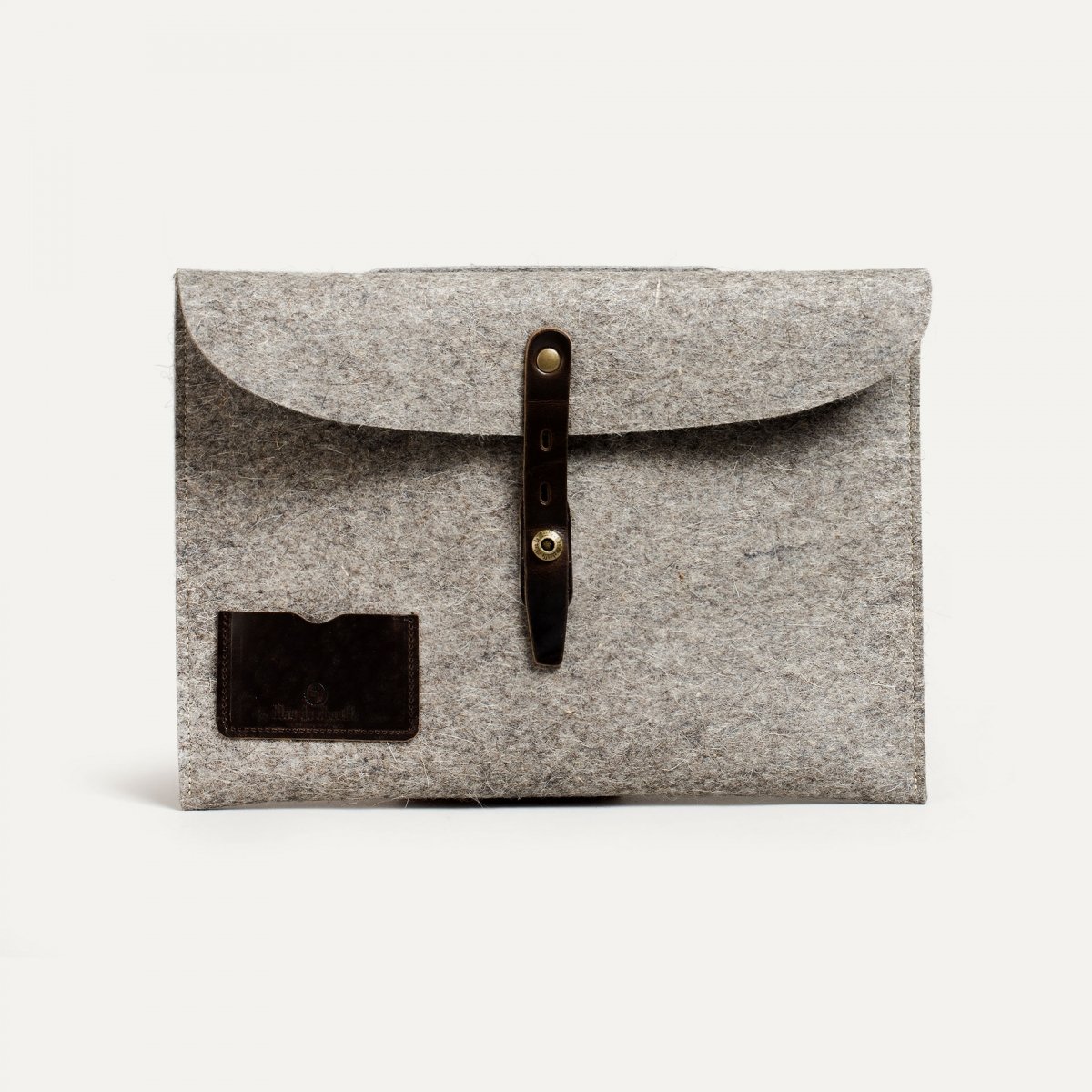 Misha 13” Laptop sleeve - Natural felt (image n°1)