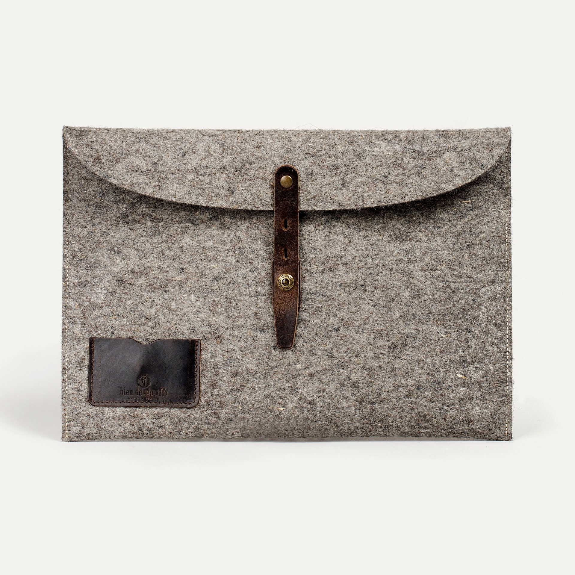 Misha 15” Laptop sleeve - Natural felt (image n°1)