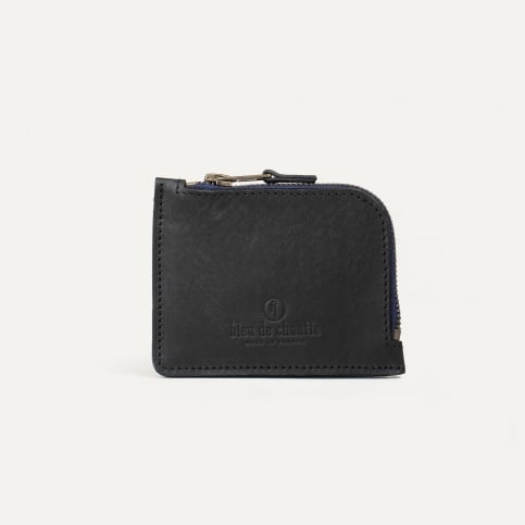 As zipped purse - Black