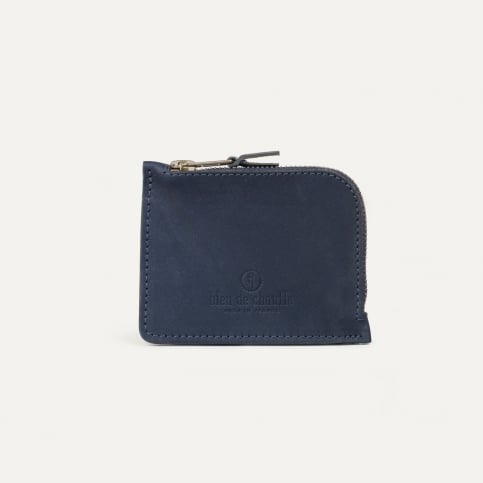 As zipped purse - Navy Blue