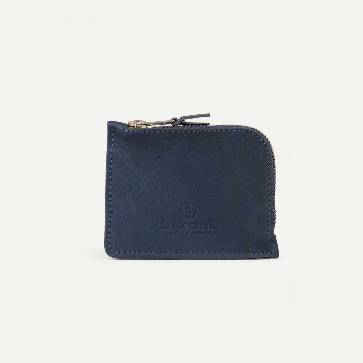As zippered purse / M - Navy Blue (image n°1)