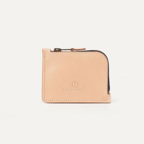 Porte monnaie zippé As - Naturel