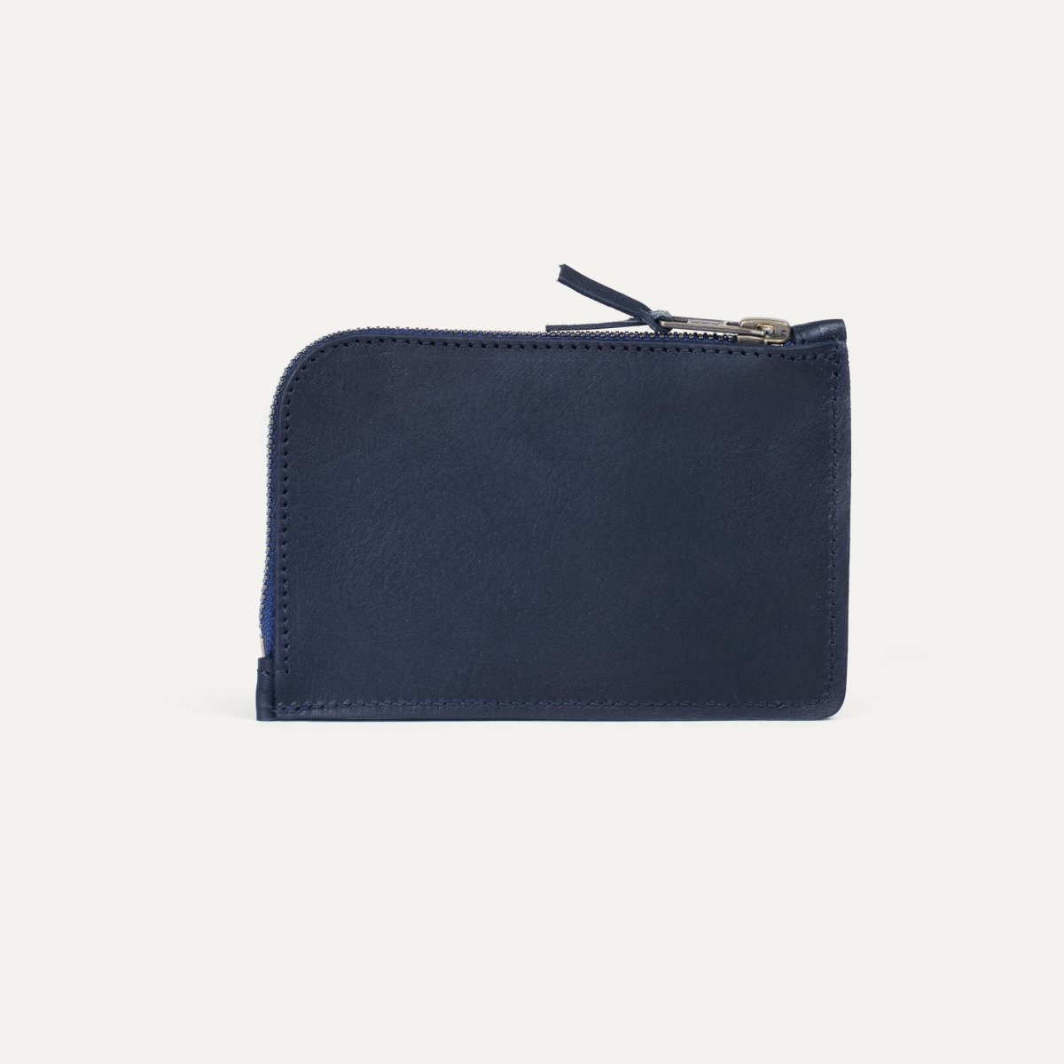 Pognon zippered purse  / L - Navy Blue (image n°2)